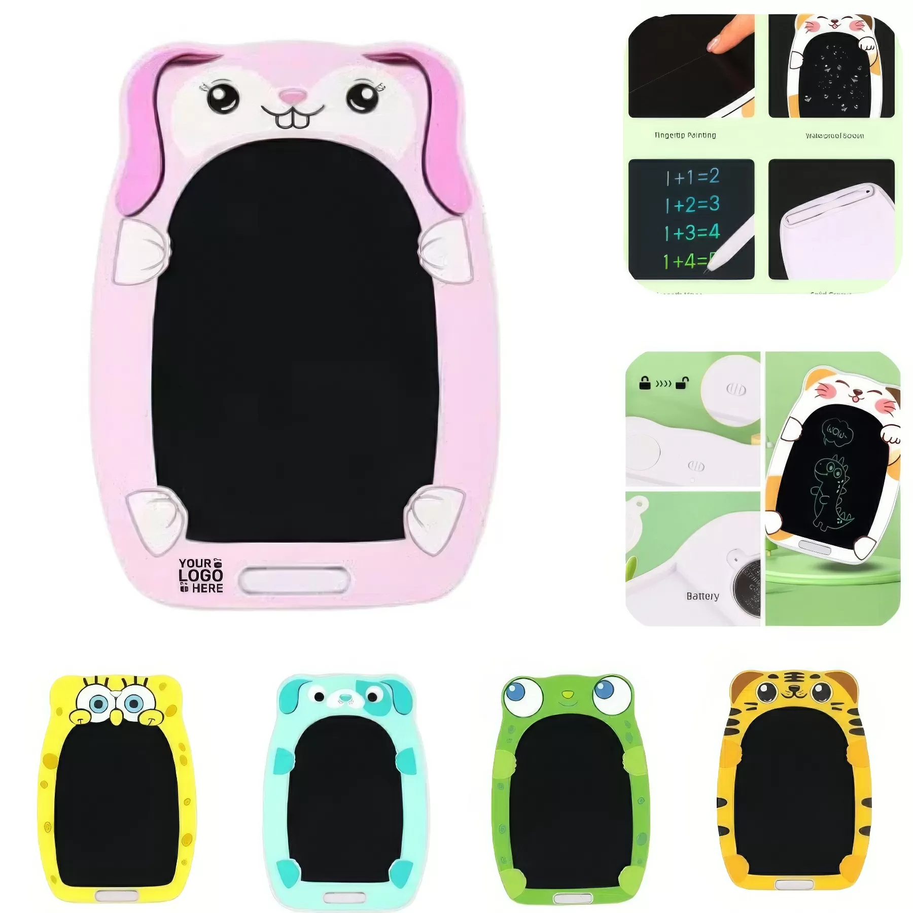 Animal Lcd Drawing Pad Kids