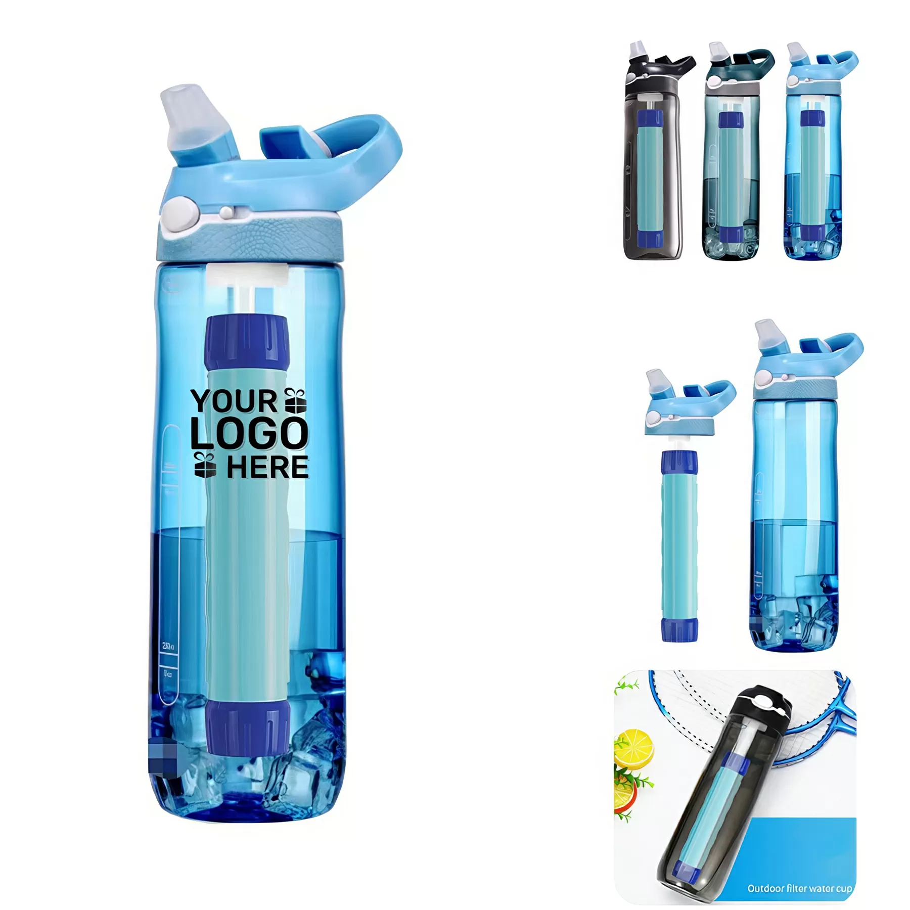 Insulated Filtered Water Bottle