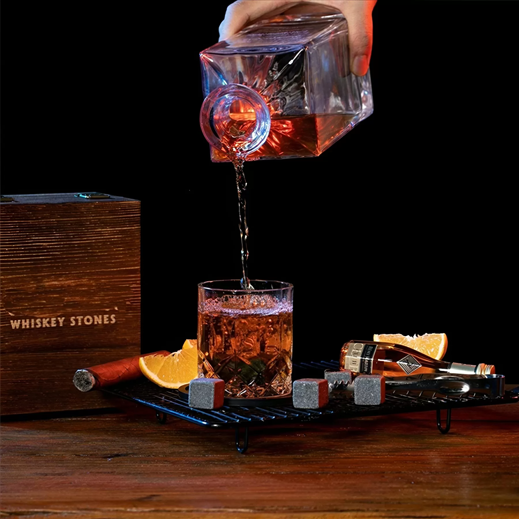 Whiskey Stones and Glass Gift Set - Image 4