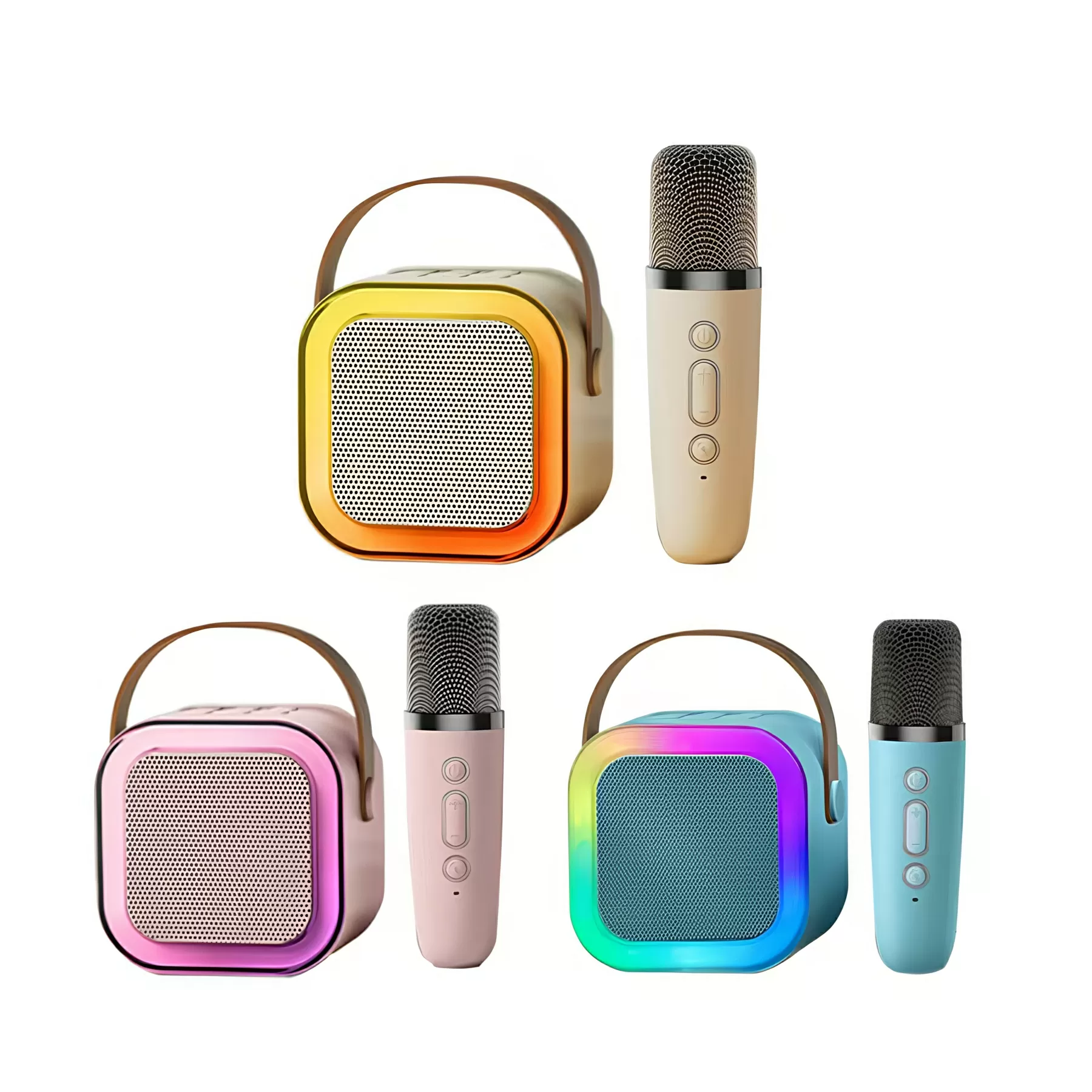 Mini Karaoke Machine with Wireless Microphone - Image 3