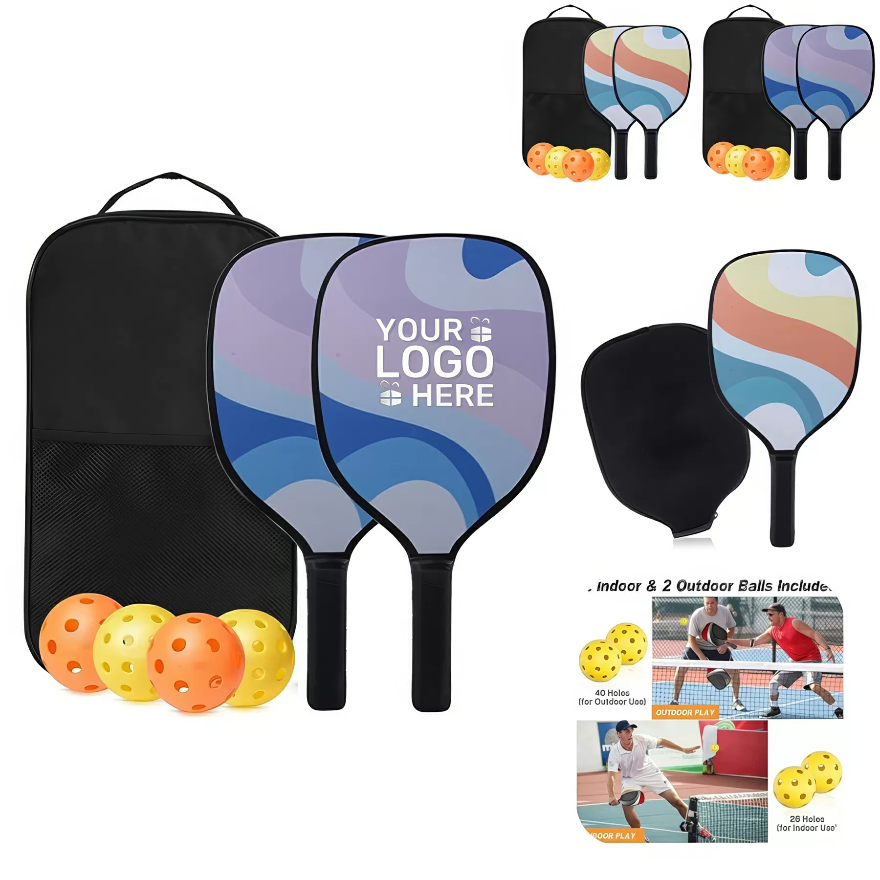 Pickleball Paddles Set