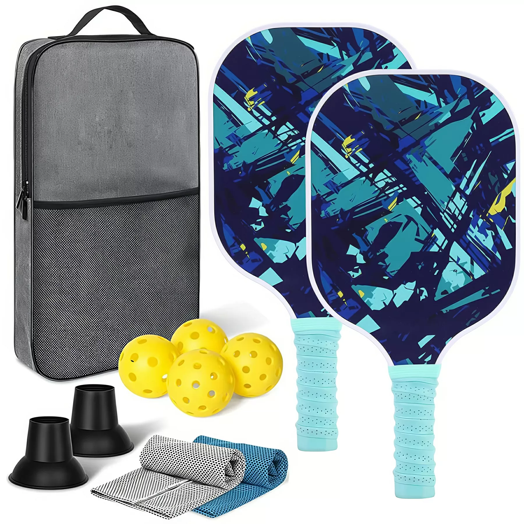 Carbon Fiber Pickleball Paddles Set - Image 2