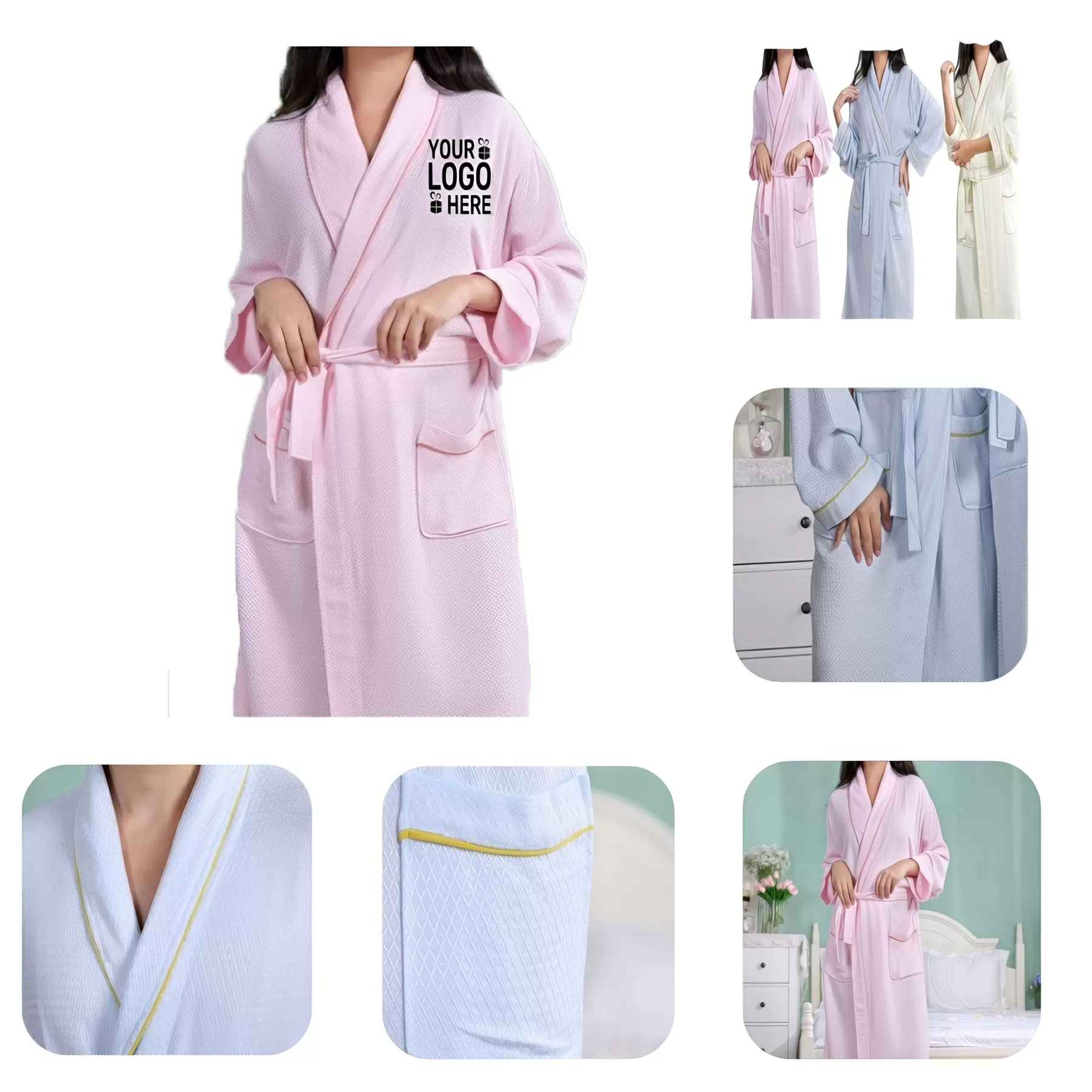 Bamboo Pulp Fiber Bathrobe