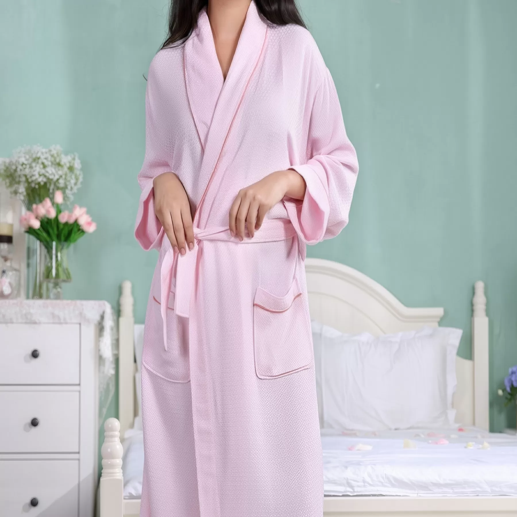 Bamboo Pulp Fiber Bathrobe - Image 5
