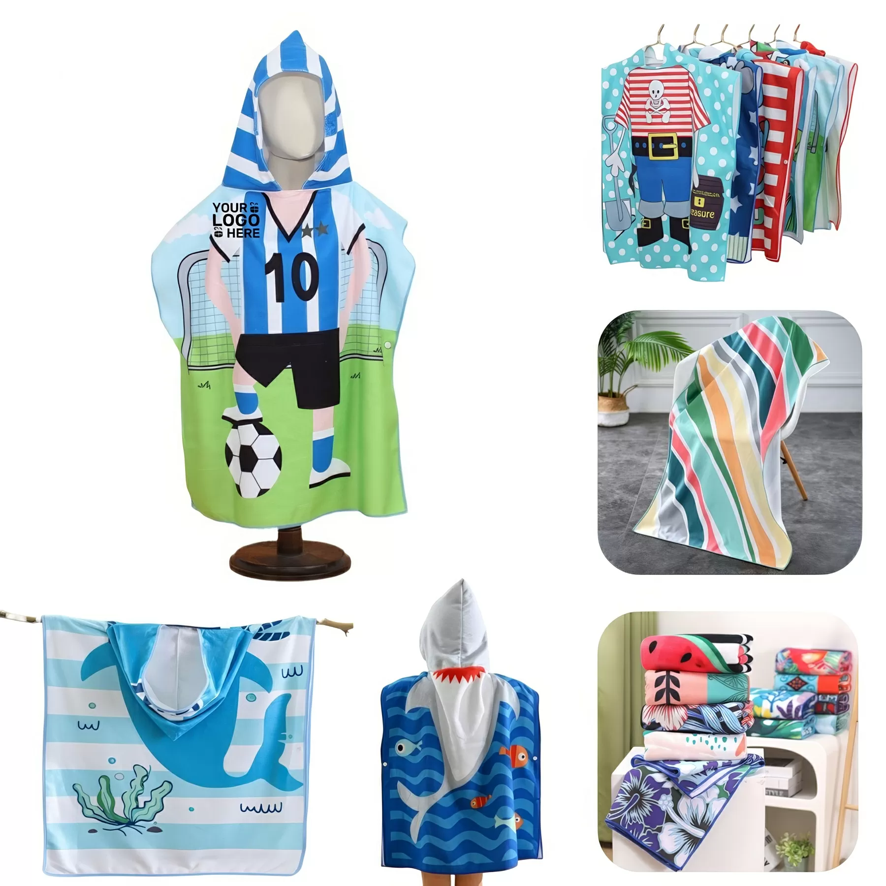 Childrens Bathrobe Bath Towel