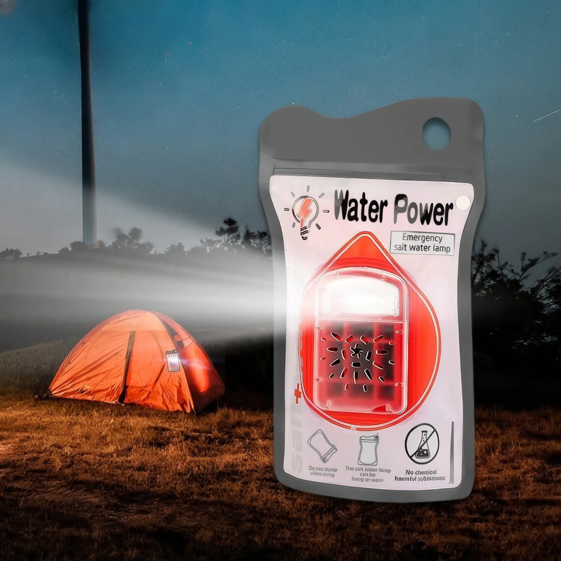 3 LED Lamp Saltwater Emergency Light No Battery - Image 5