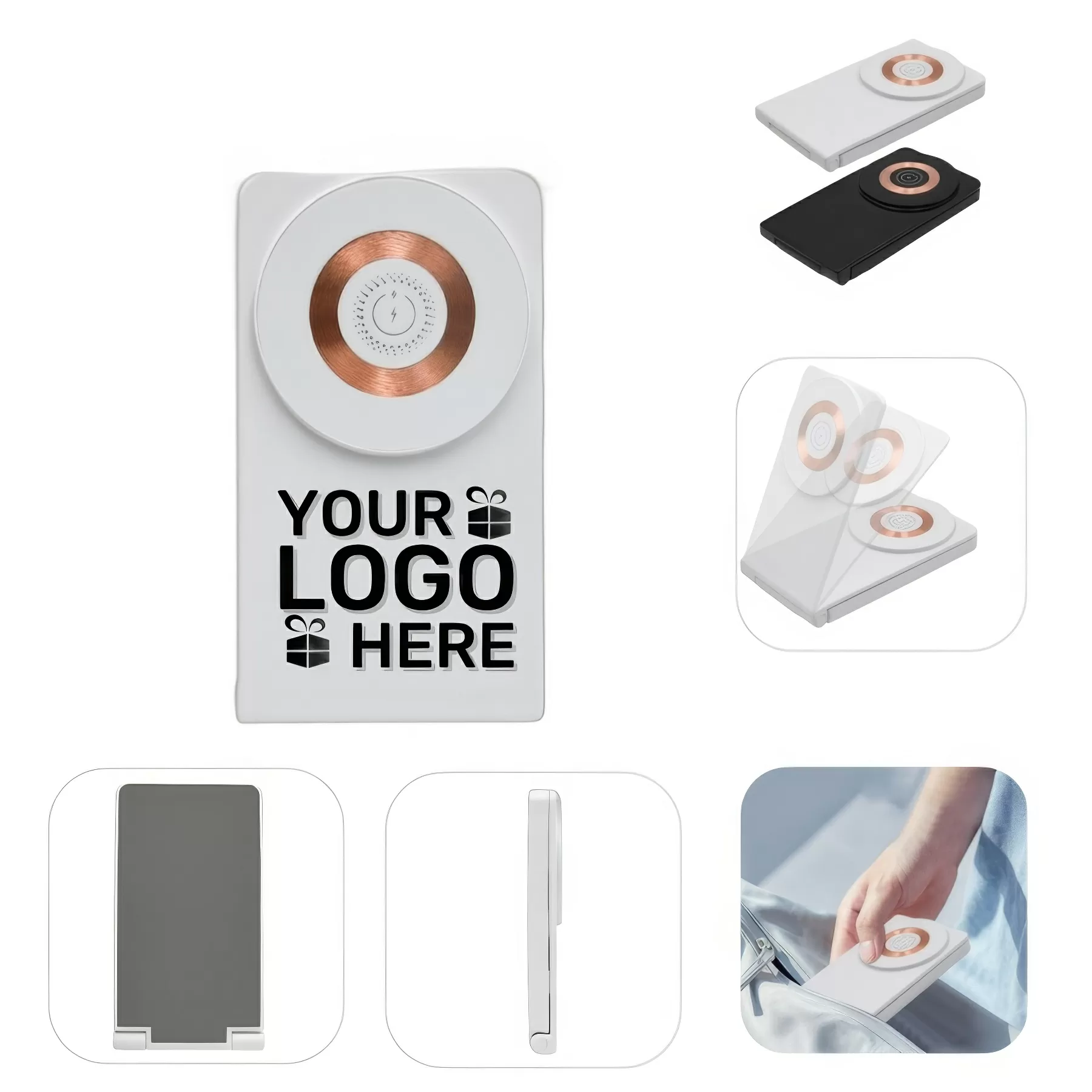 Magnetic Folding Clamshell Wireless Charger