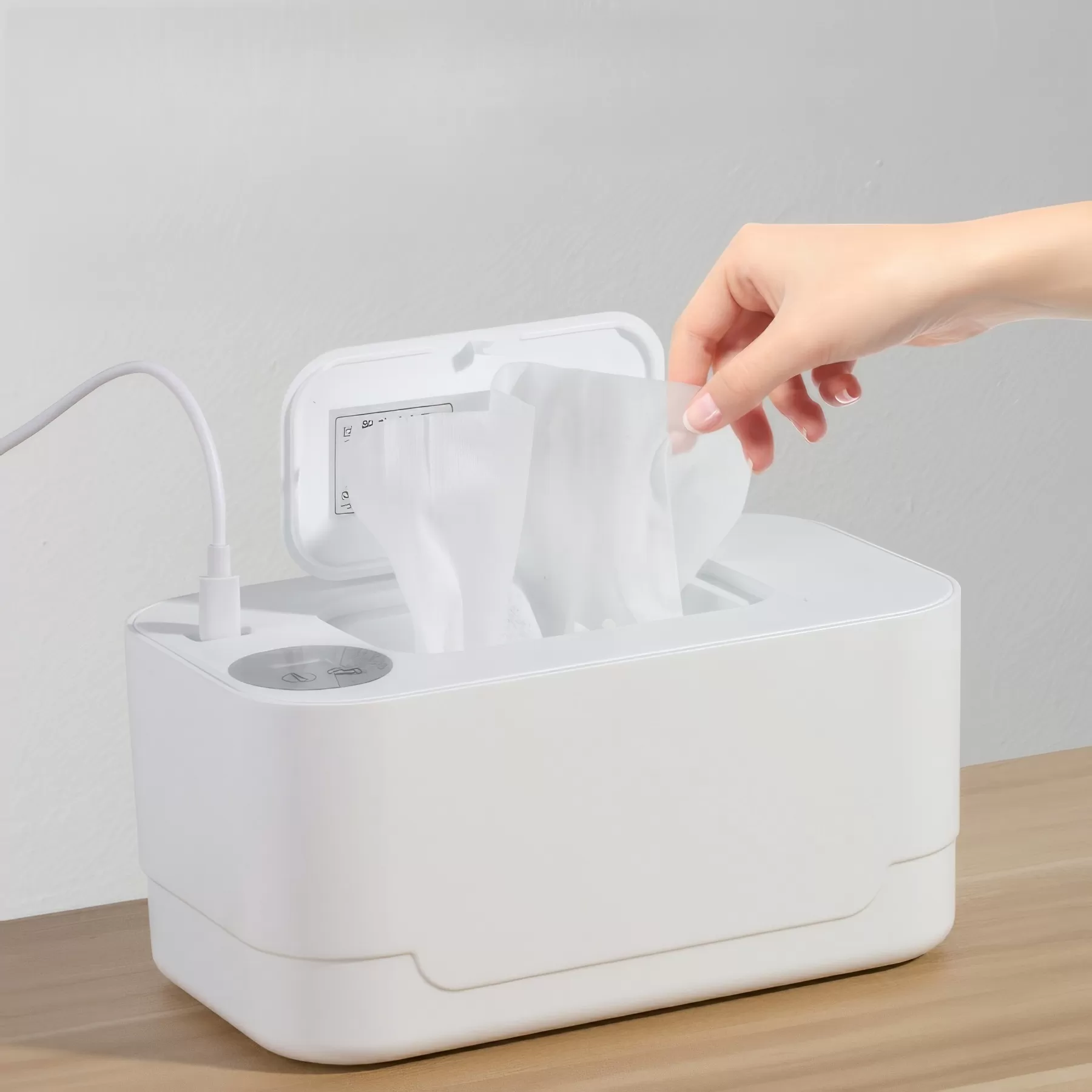 USB Wipes Warmer Smart Nightlight - Image 5