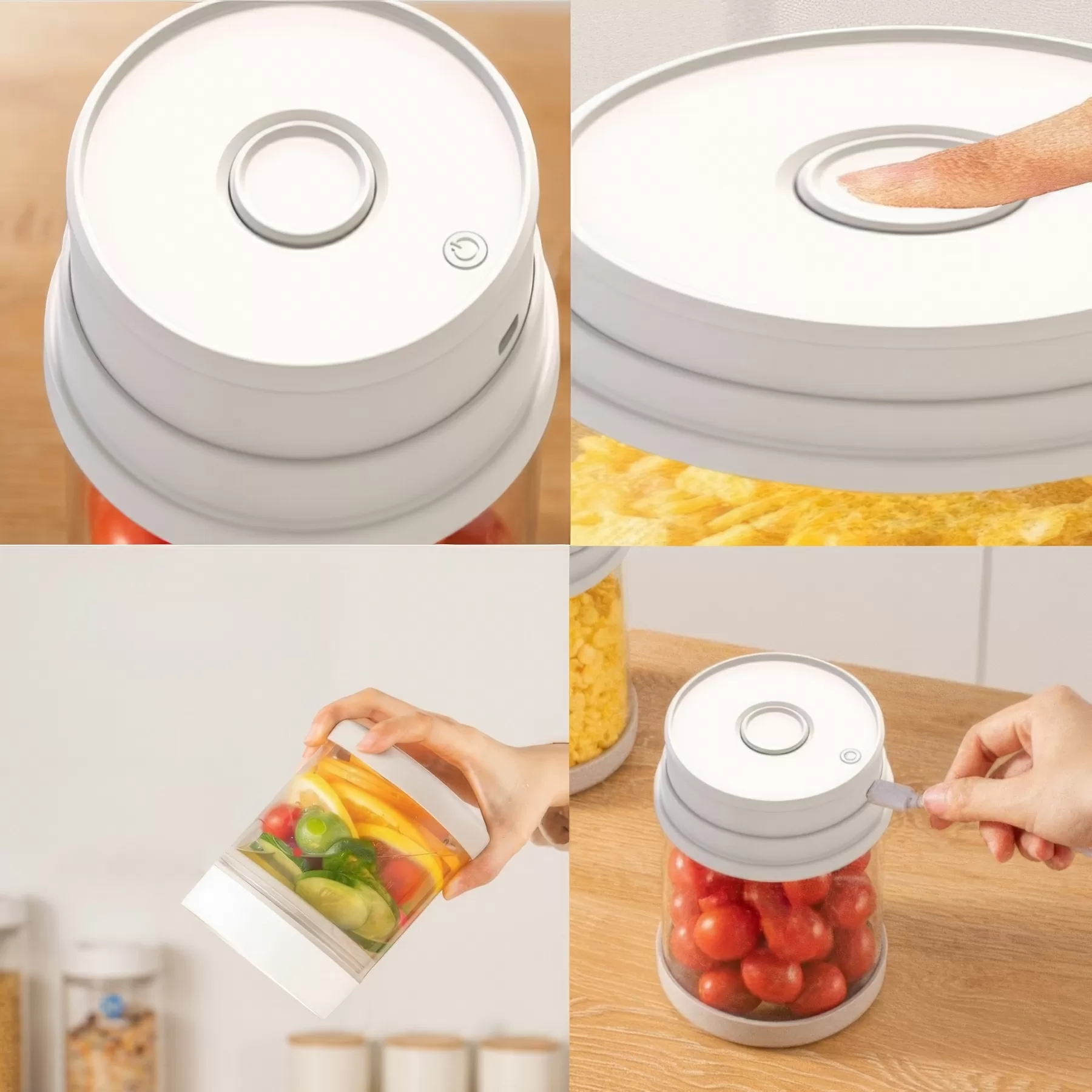 Electric Automatic Vacuum Glass Sealed Jar 600ml - Image 3