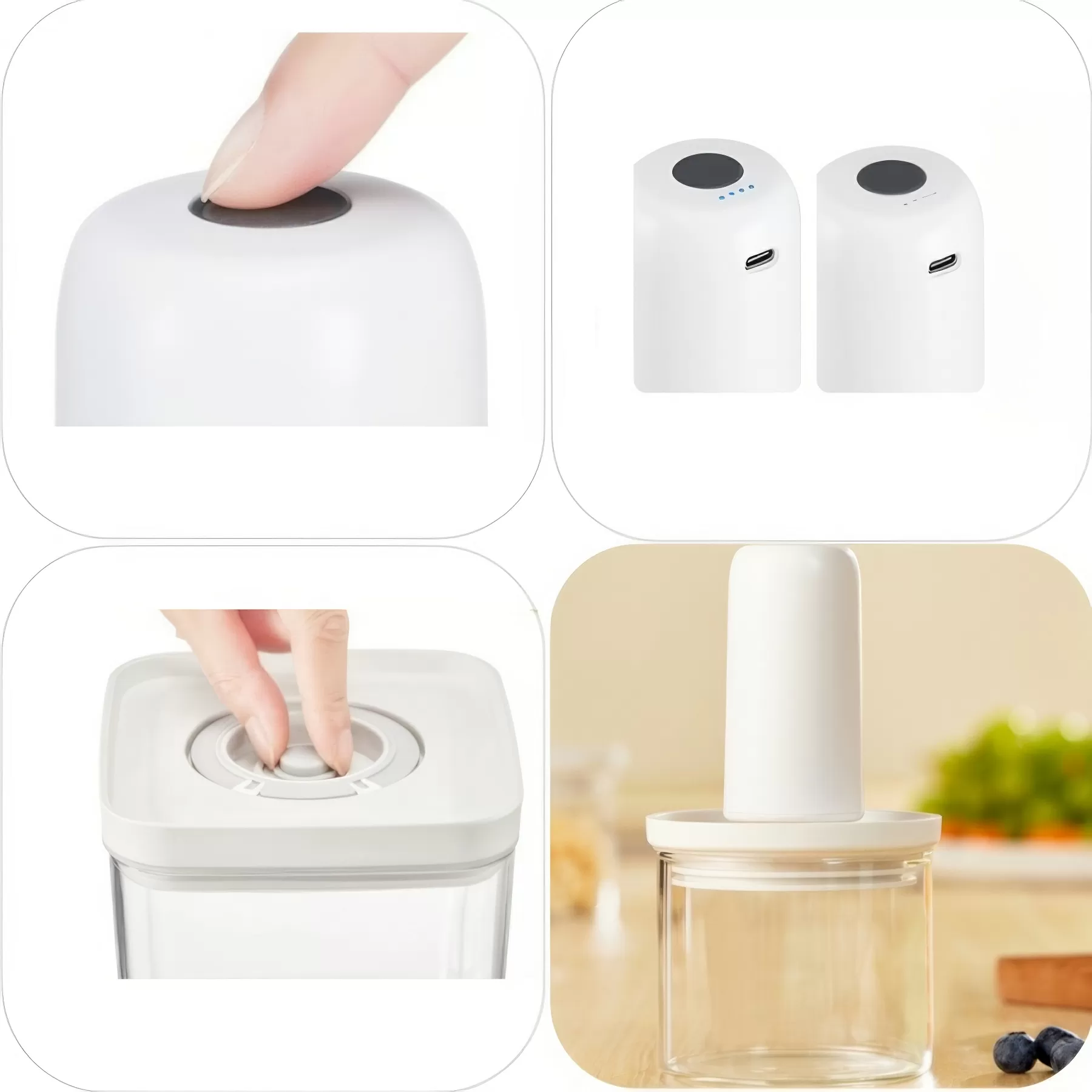 Electric Vacuum Glass Sealed Jar 450ml - Image 3