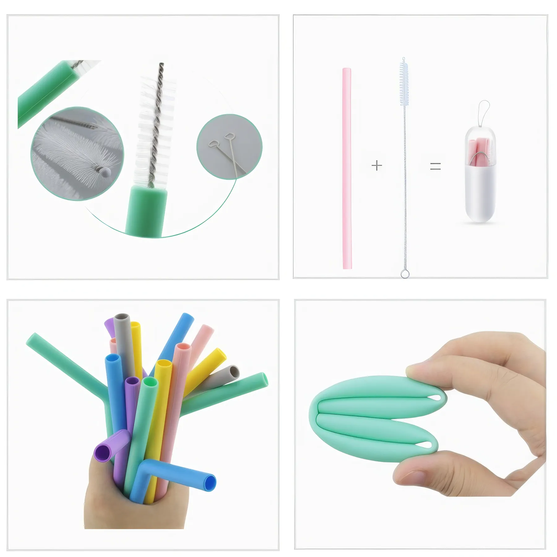 Collapsible Silicone Straw Capsule Box - Image 4