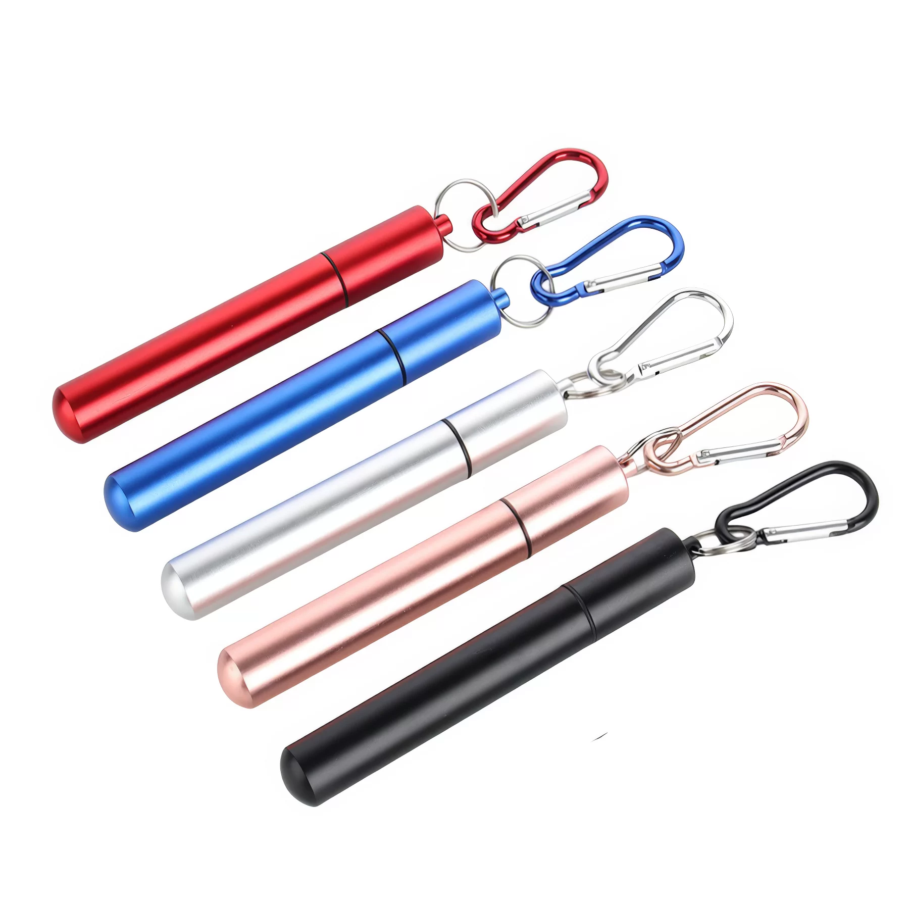 304 Telescopic Straw Aluminum Tube Packaging - Image 3