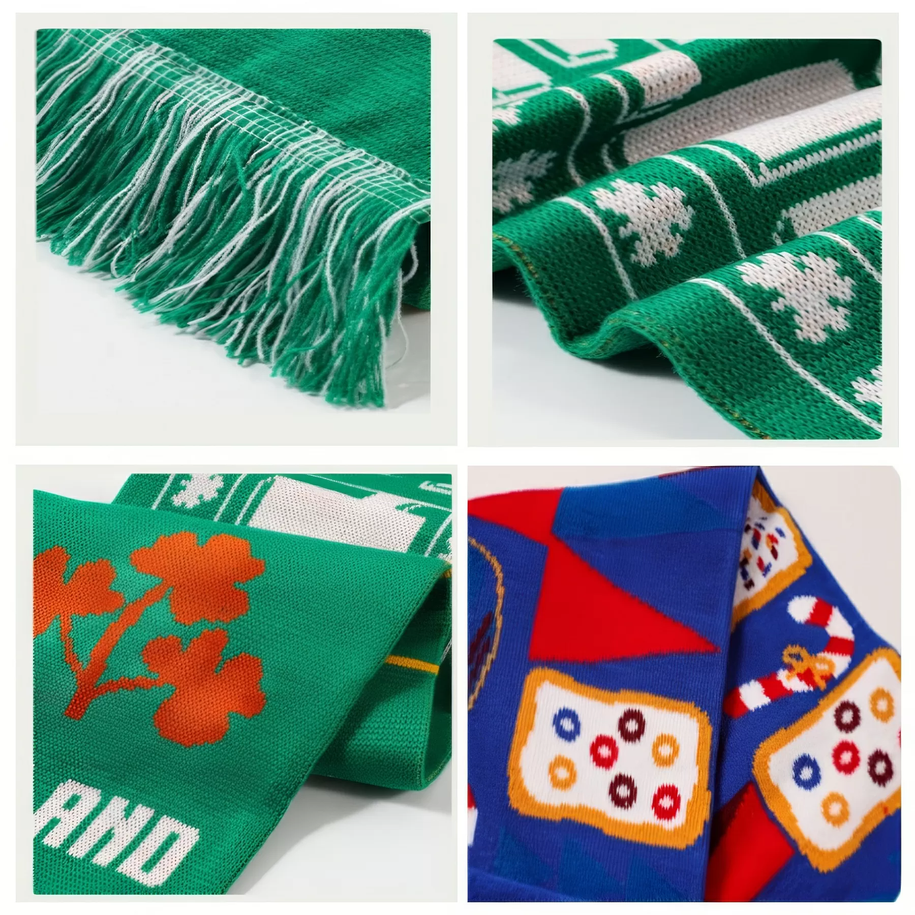 Acrylic Jacquard Fan Scarf - Image 4