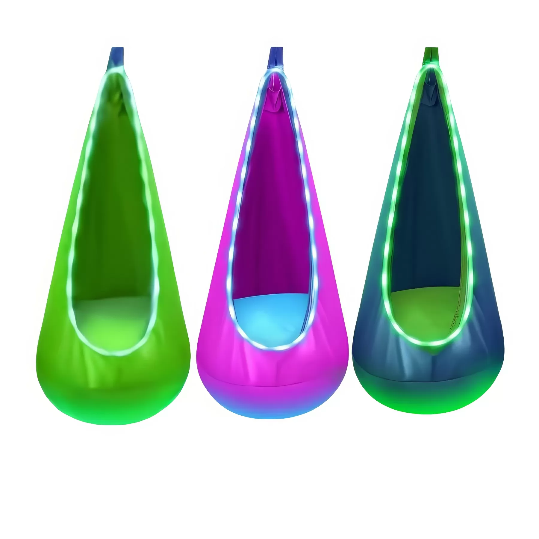 Kids Led Lights Pod Swing Chair - Image 3