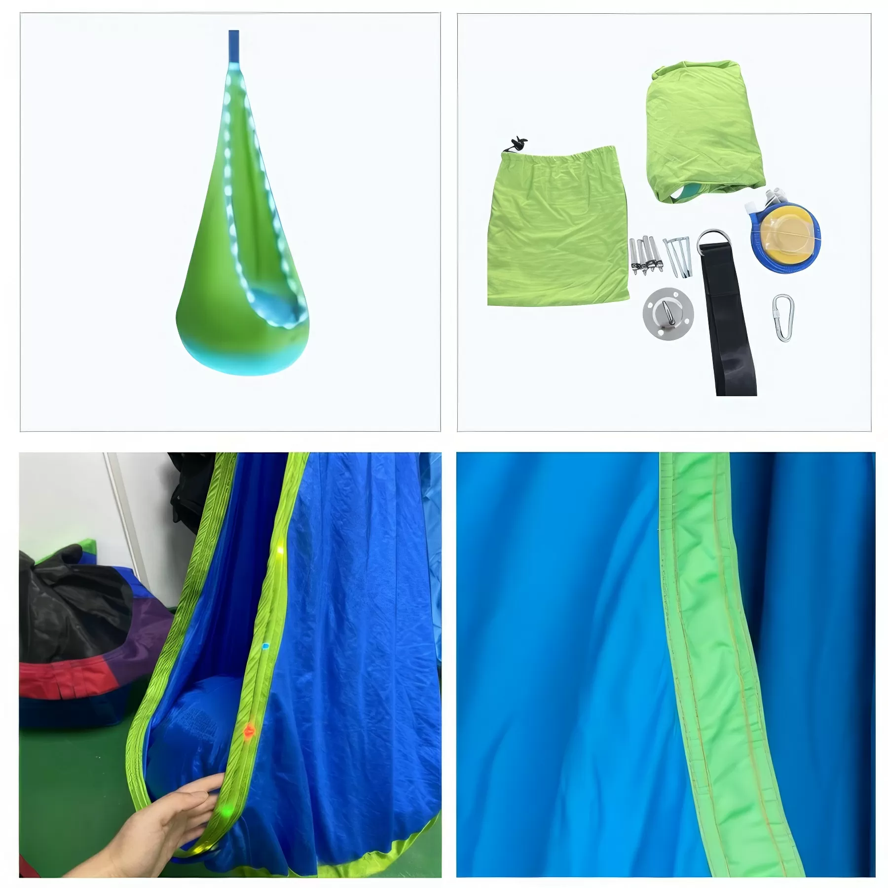 Kids Led Lights Pod Swing Chair - Image 4