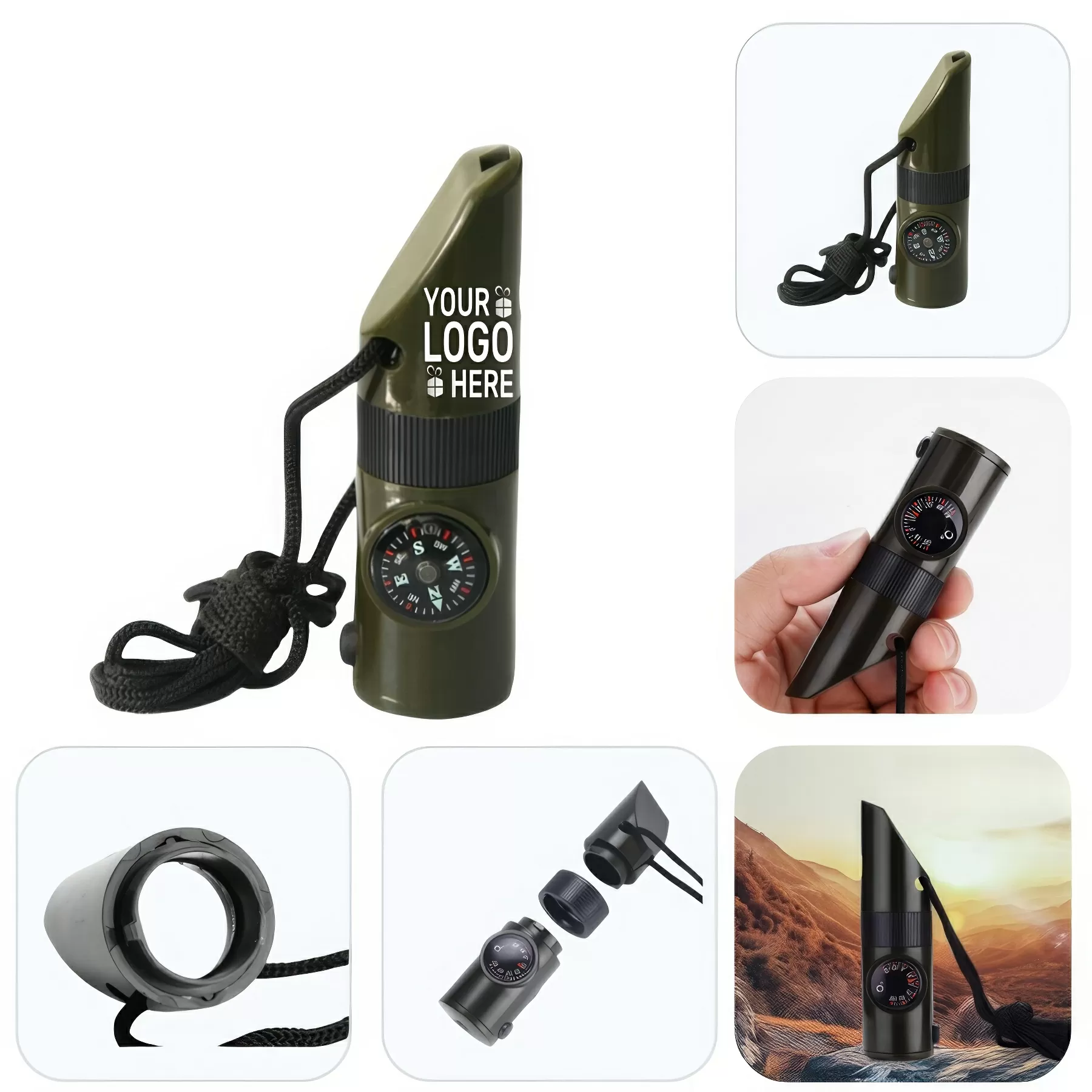 7 In 1 Multifunctional Whistle Outdoor