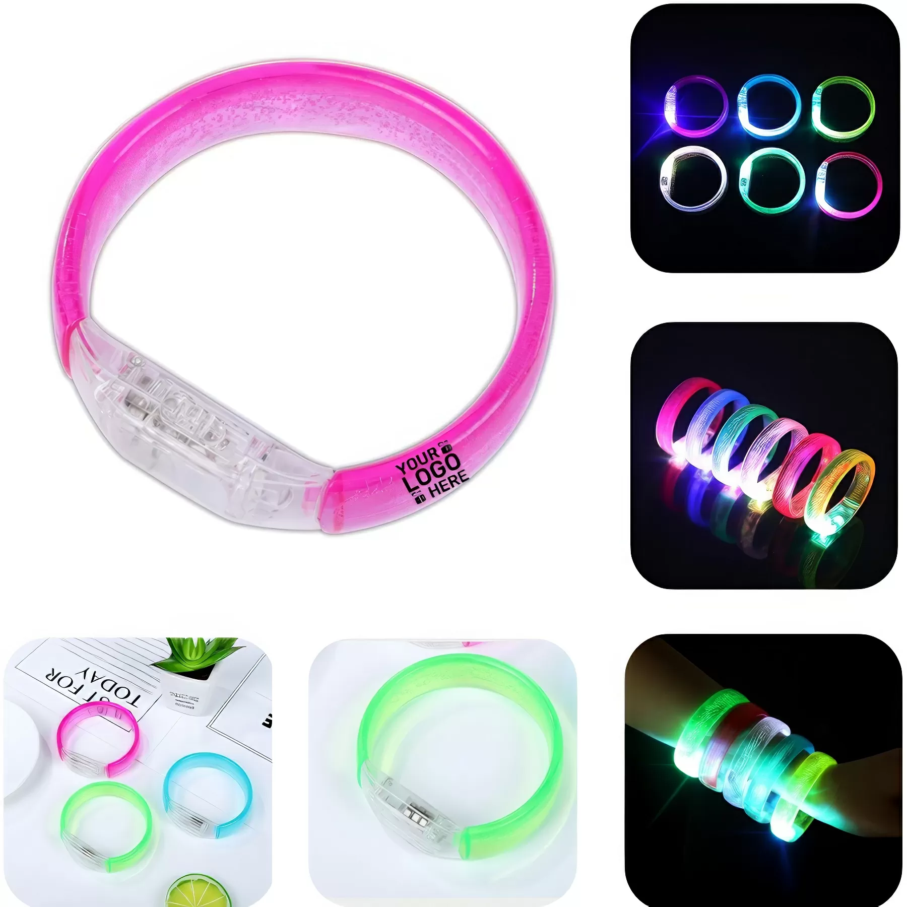 LED Bubble Glow Sticks Bracelets