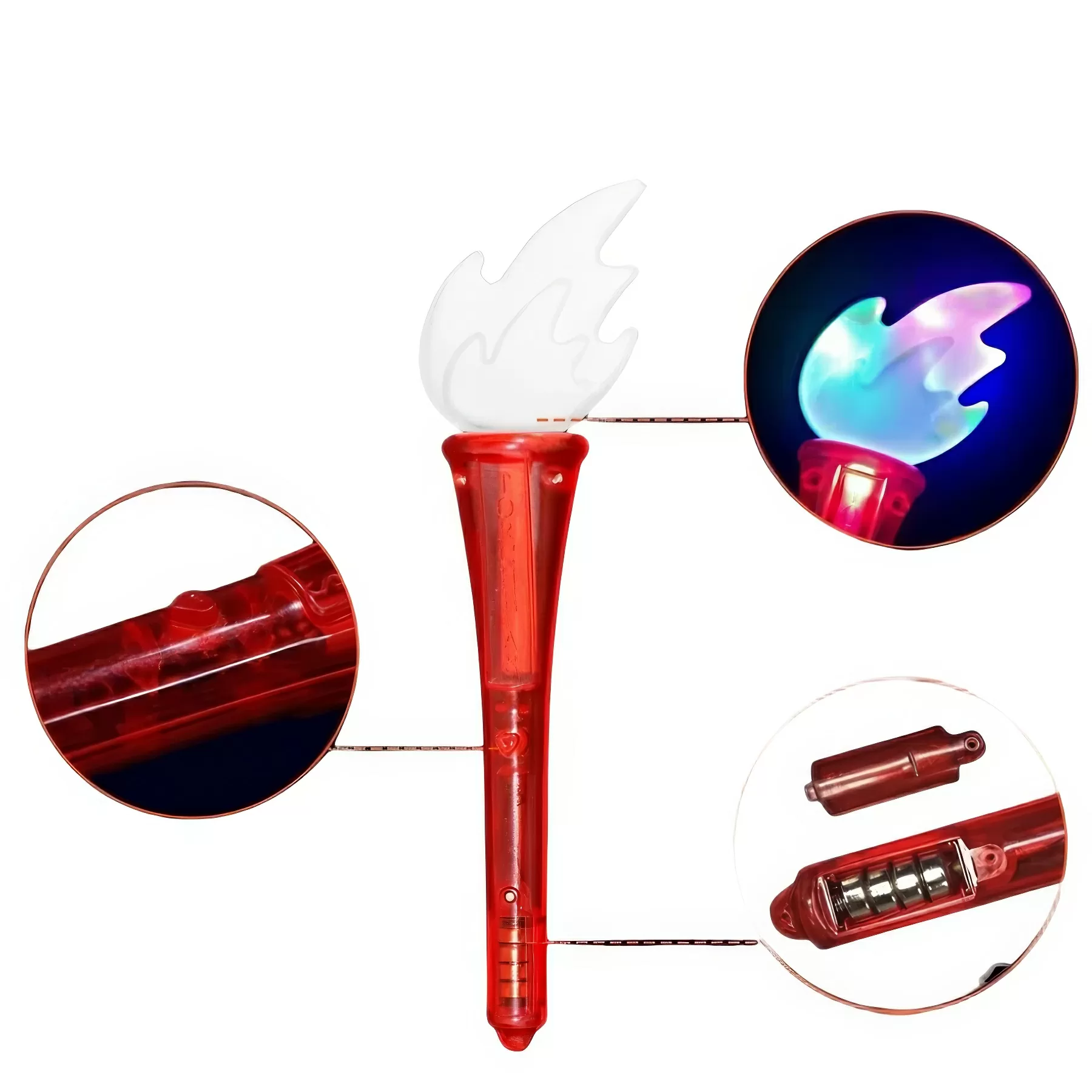 Colorful LED Glowing Torch - Image 4