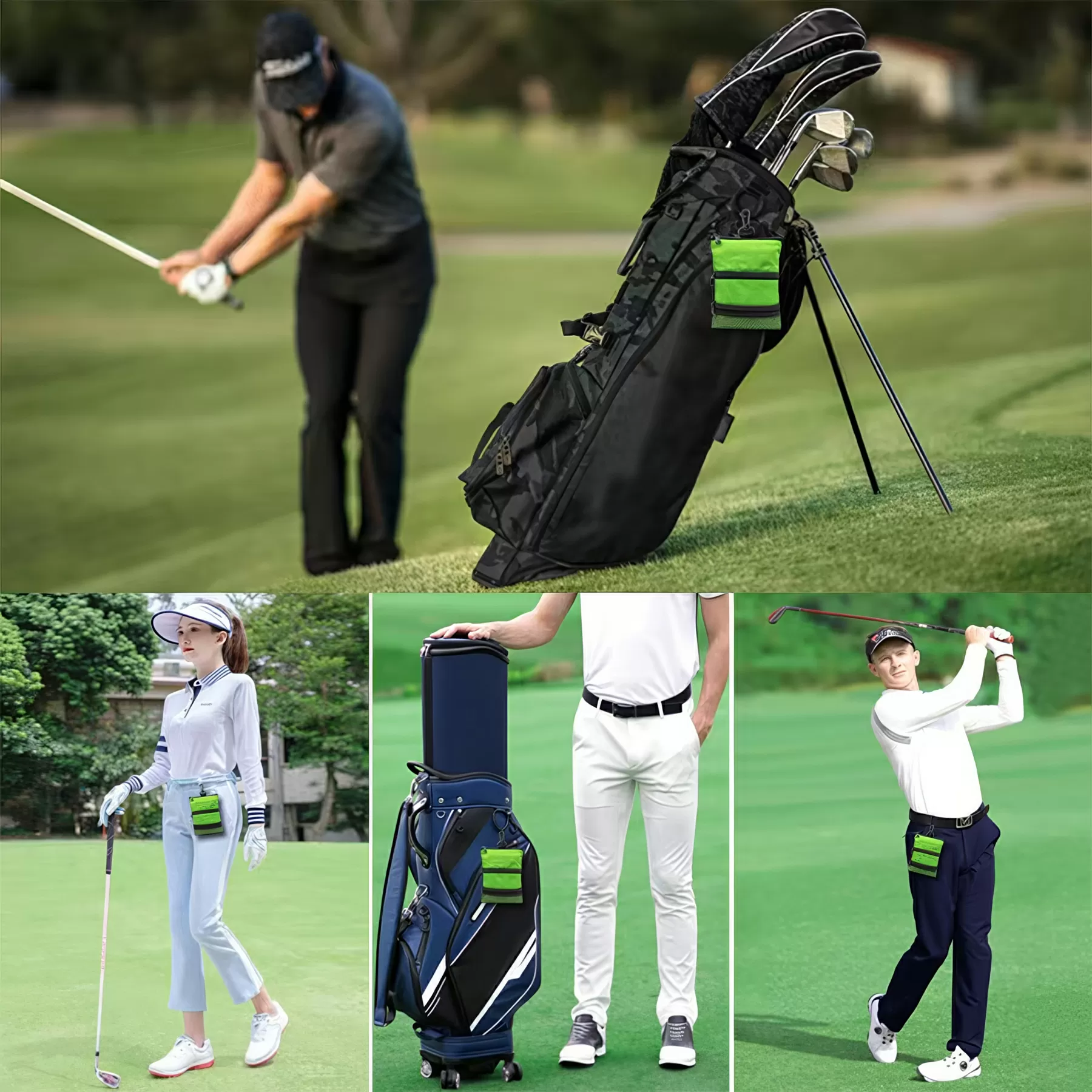 Golf Pouch Bag for Valuables Tee - Image 4
