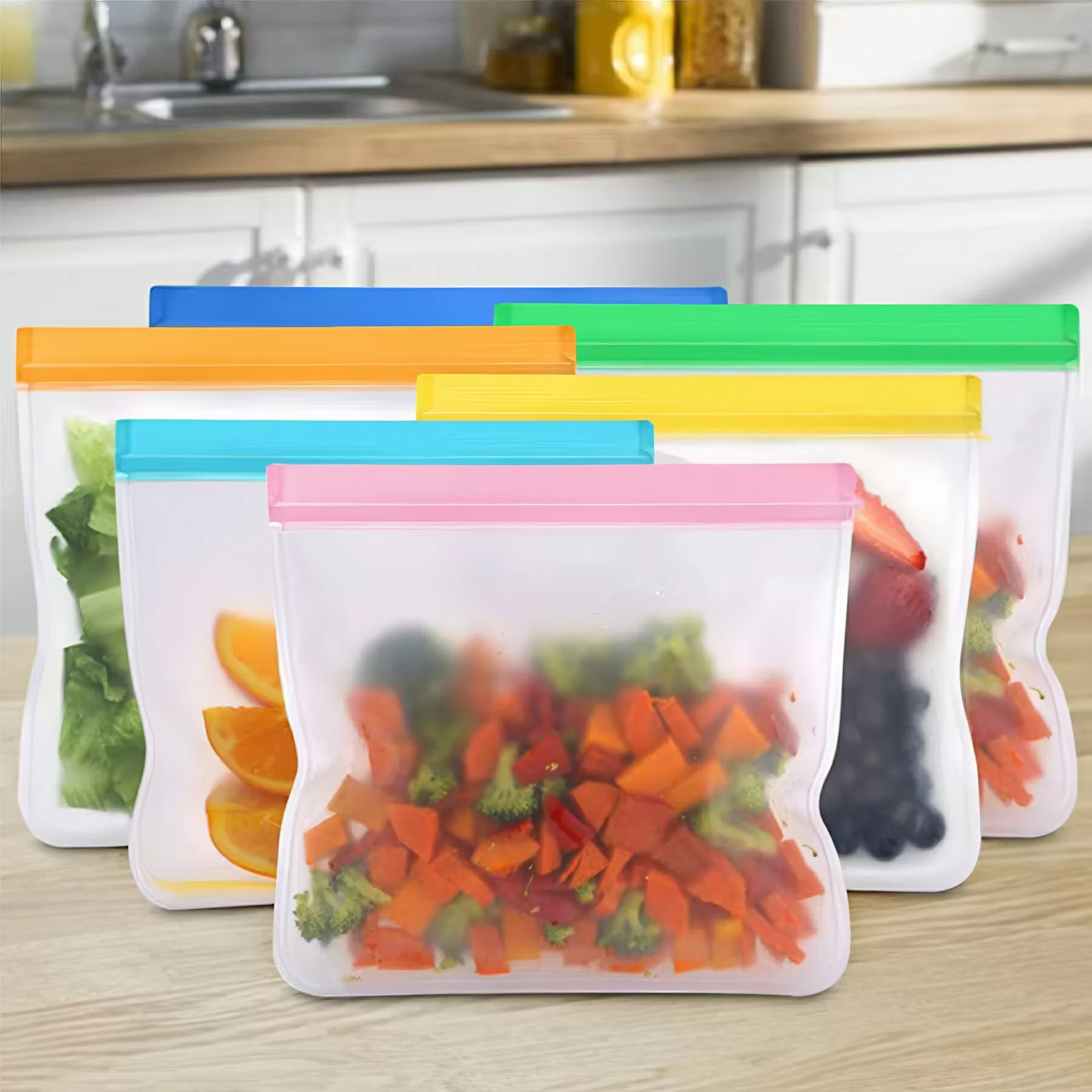 Reusable Leakproof Food Storage Bags - Image 5