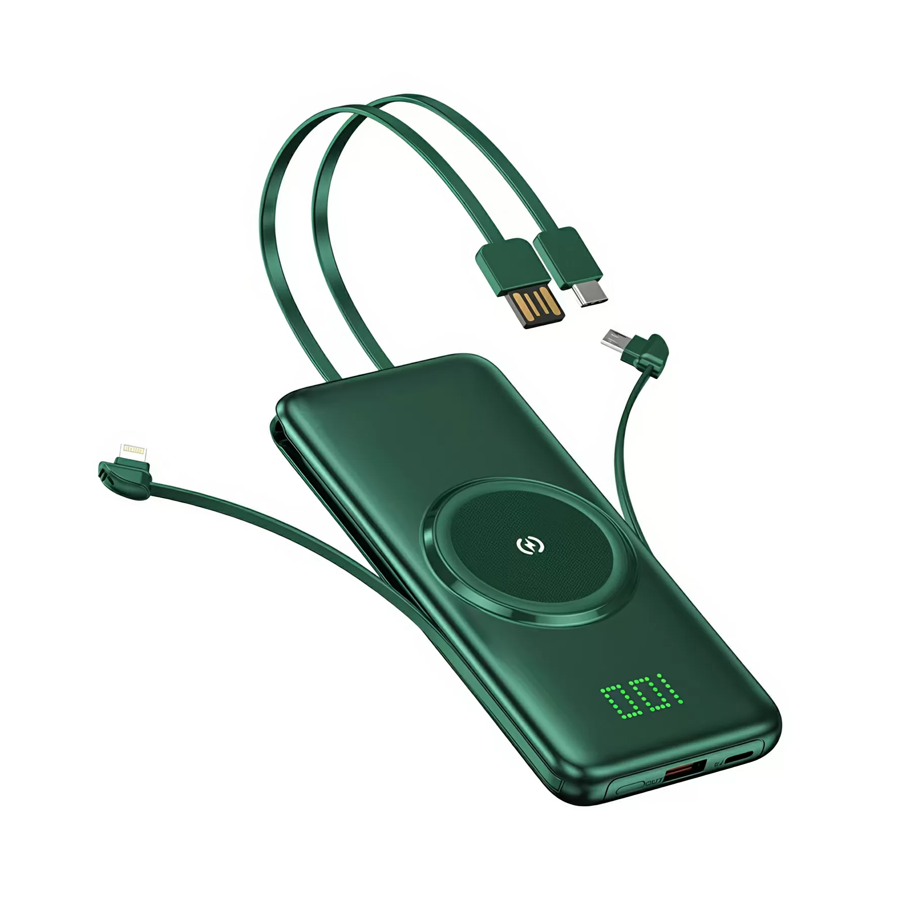 5 in 1 QI Wireless Charger Power Bank 10000 mAh - Image 2