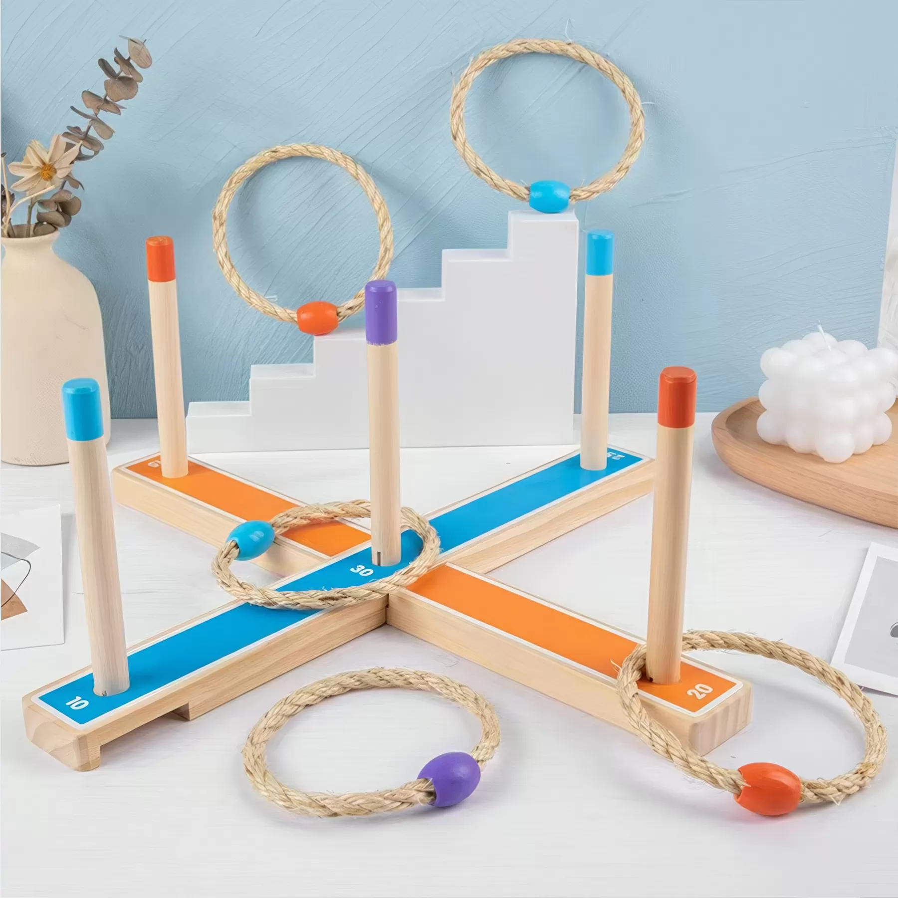 Wooden Ring Tossing for Kids - Image 5