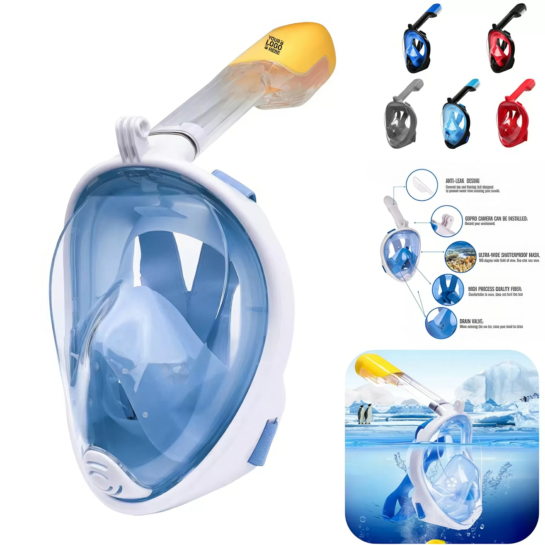 Full Face Snorkel Mask