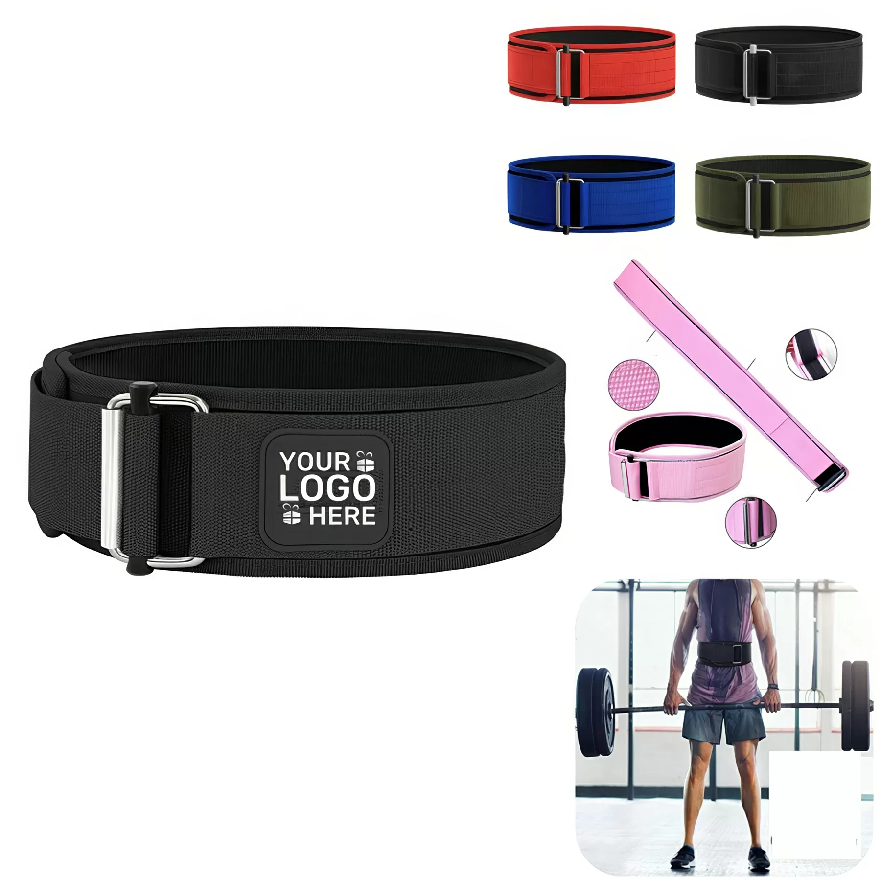 Self Locking Weight Lifting Belt