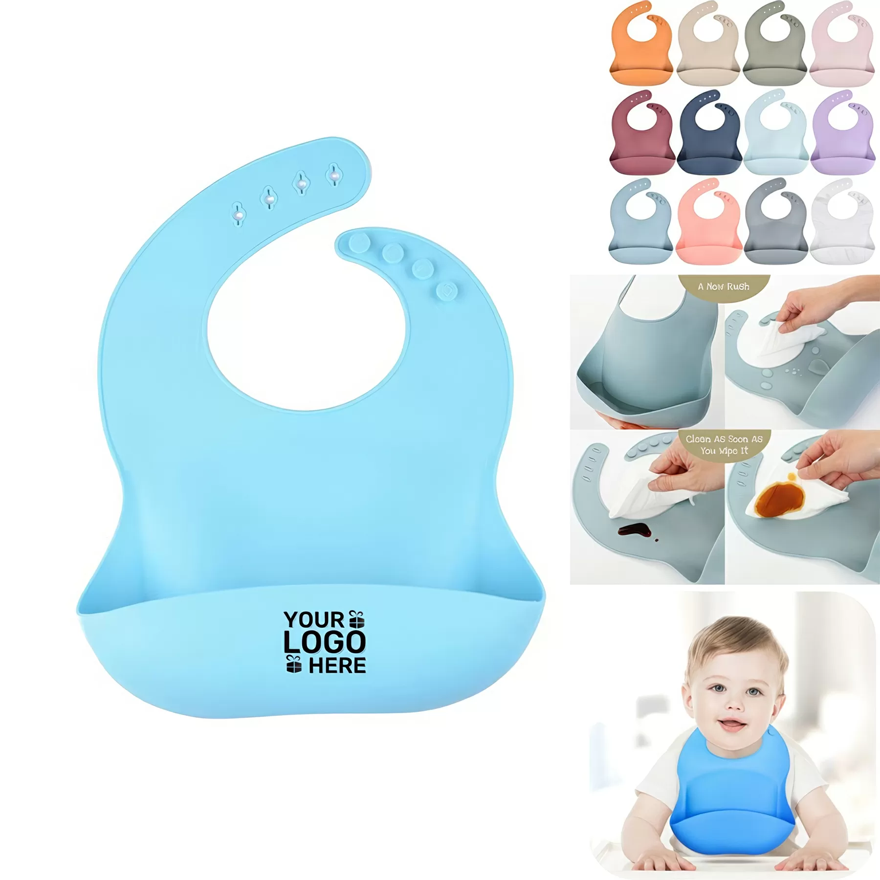 Silicone Baby Bib