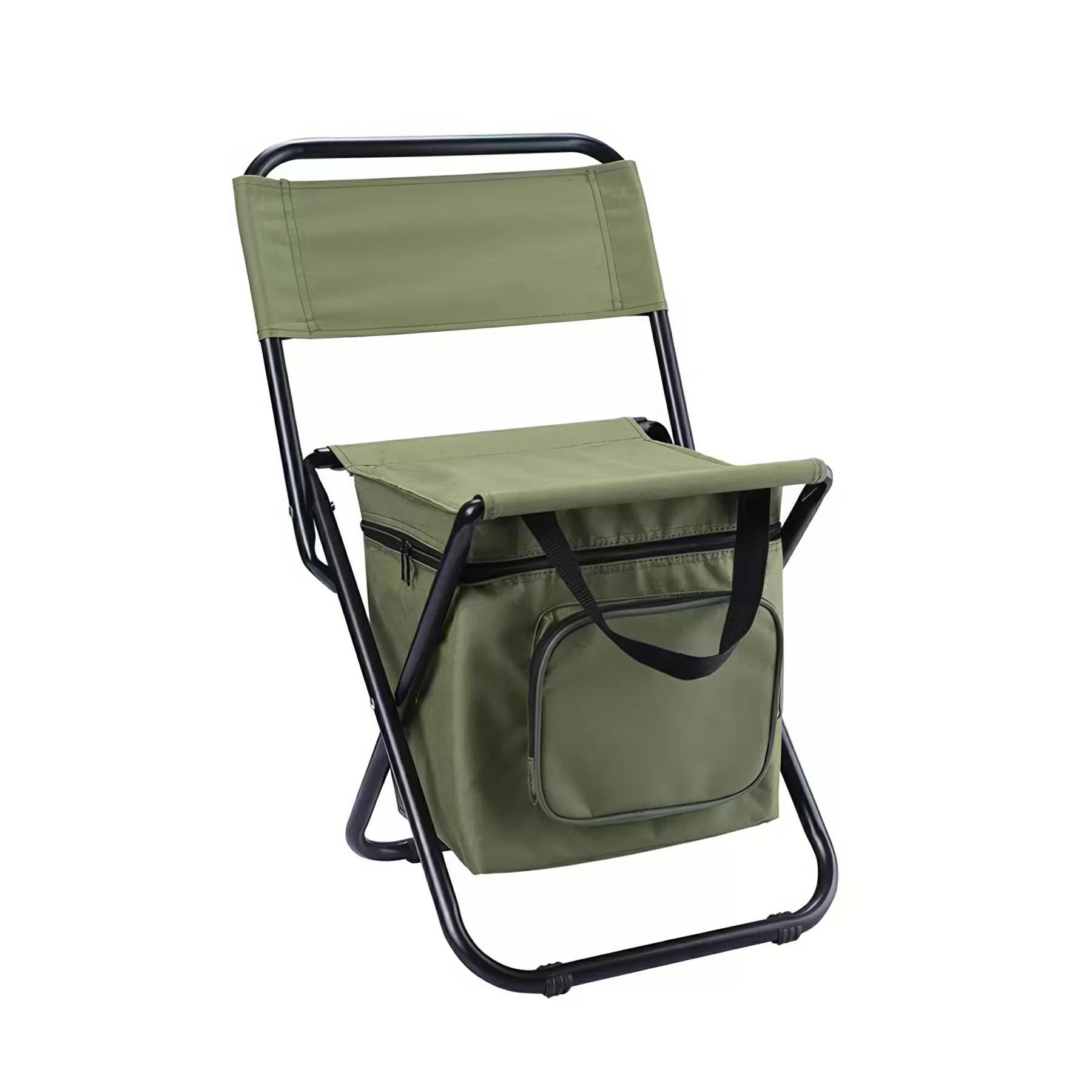 Foldable Camping Chair with Cooler Bag - Image 2