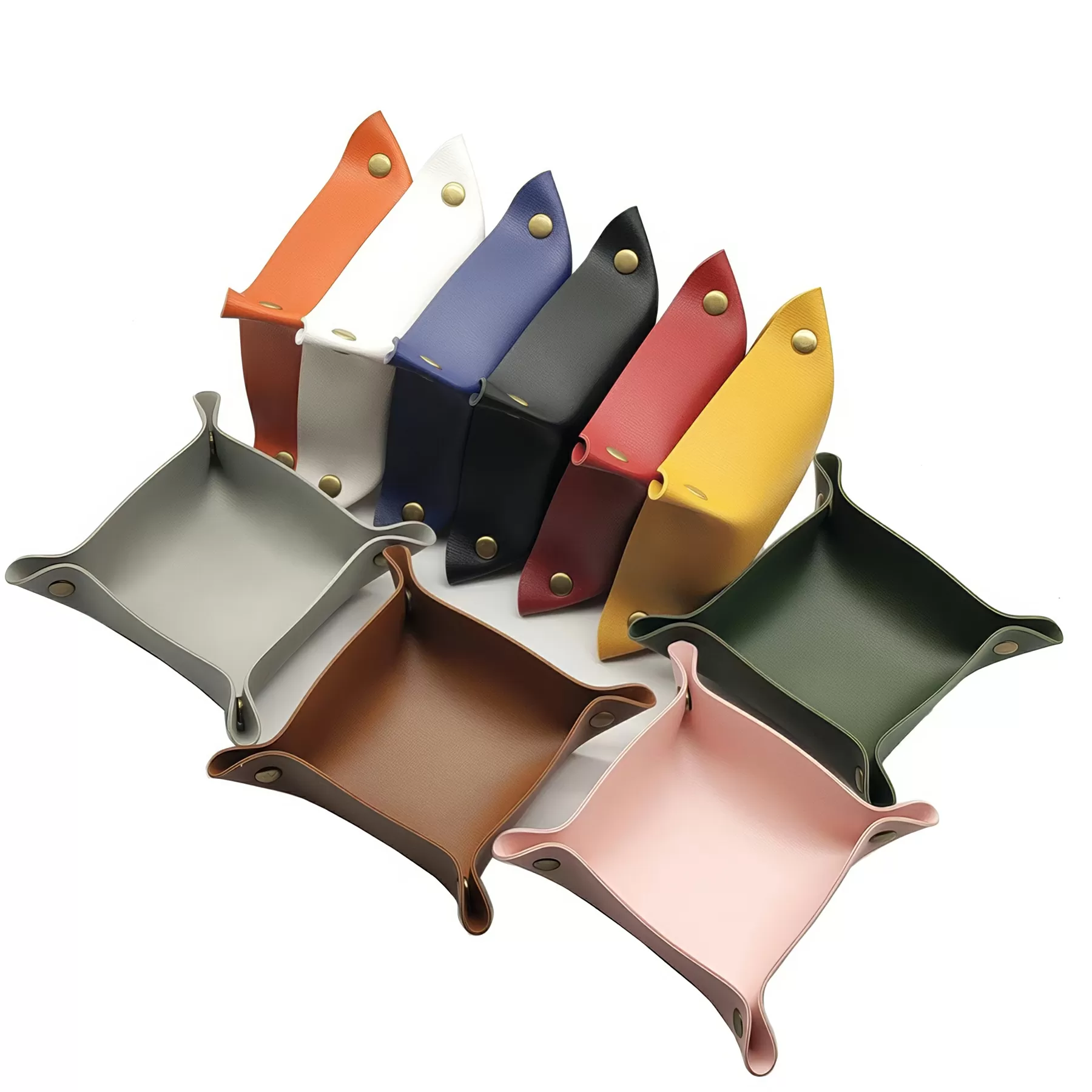 PU Leather Jewelry Valet Tray - Image 3
