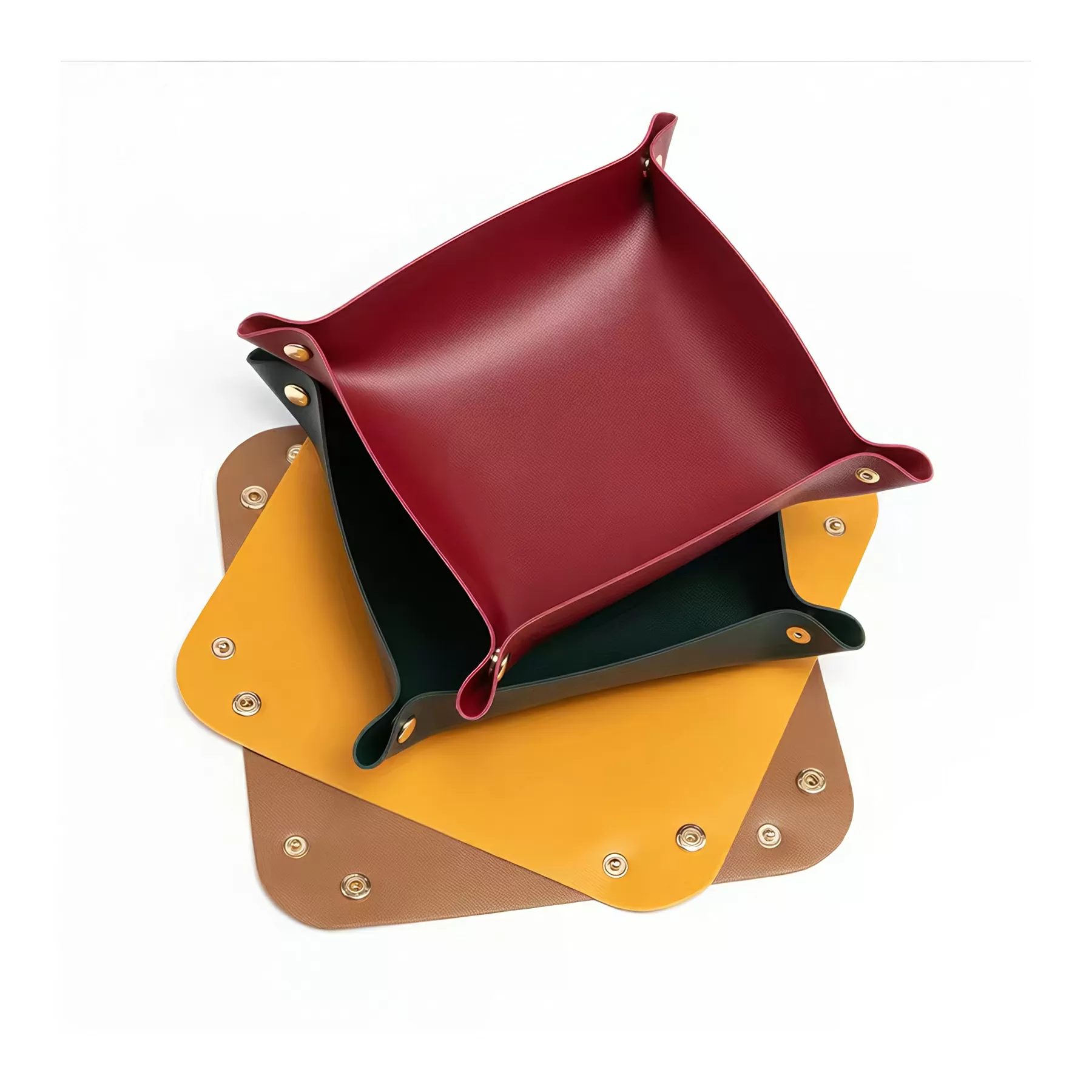 PU Leather Jewelry Valet Tray - Image 4
