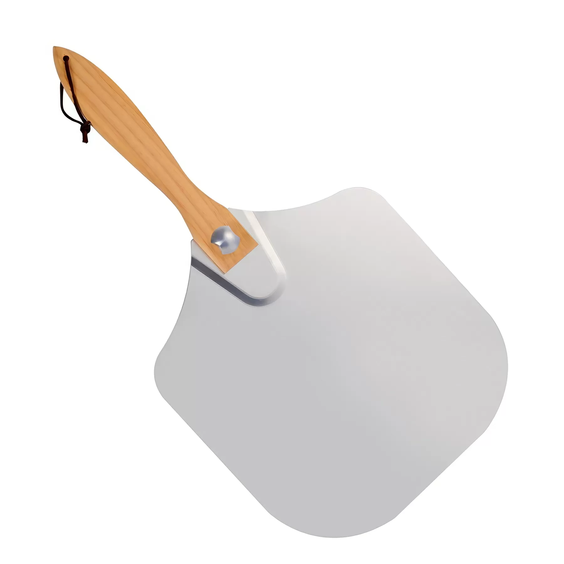 Metal Pizza Peel with Foldable Wood Handle - Image 2