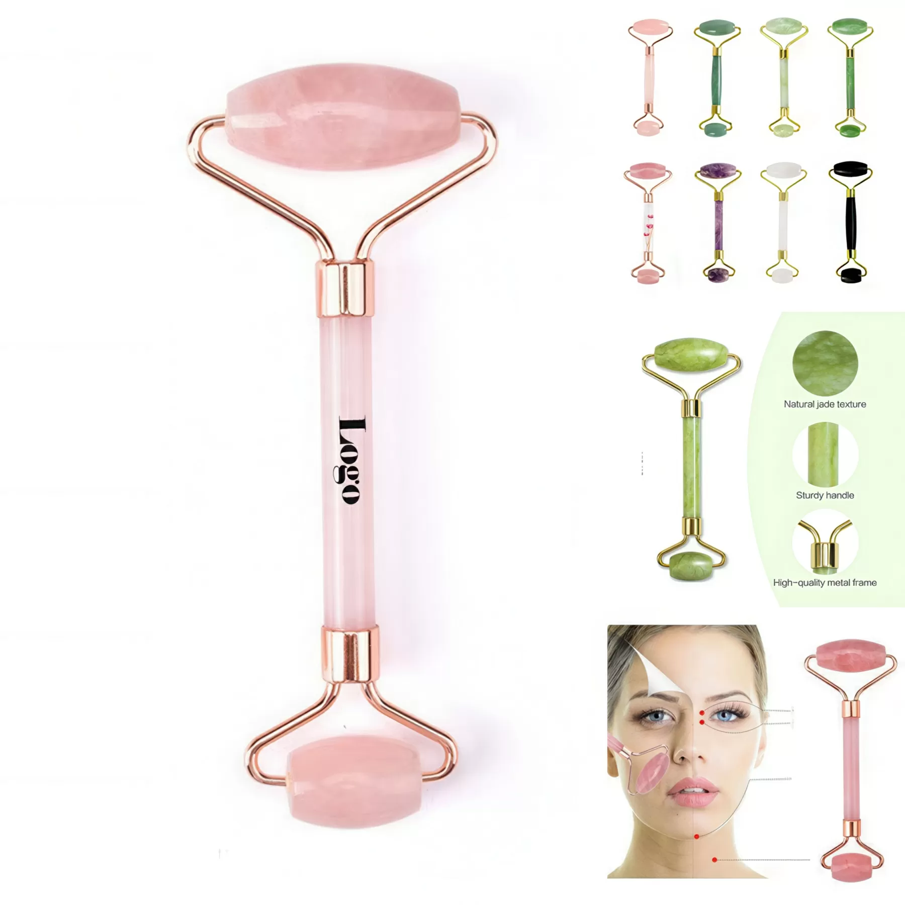 Natural Jade Roller For Face