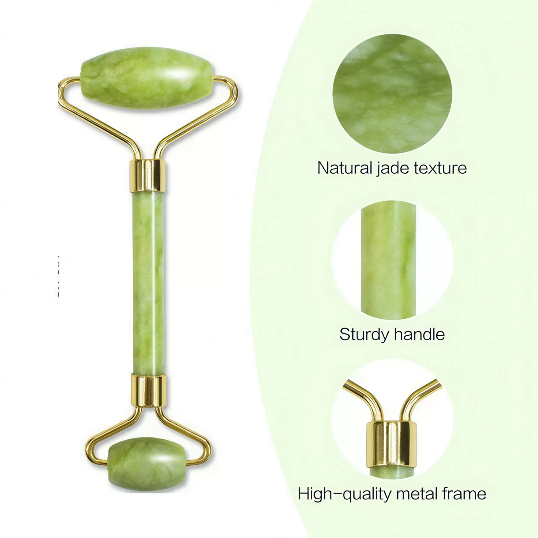 Natural Jade Roller For Face - Image 3