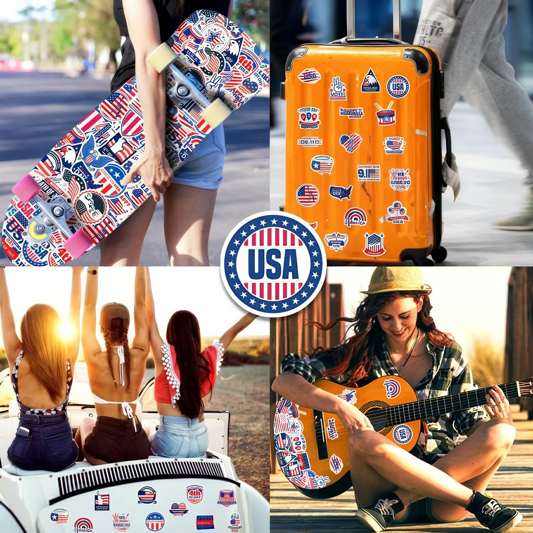 Varied USA Independence Day Stickers - Image 5