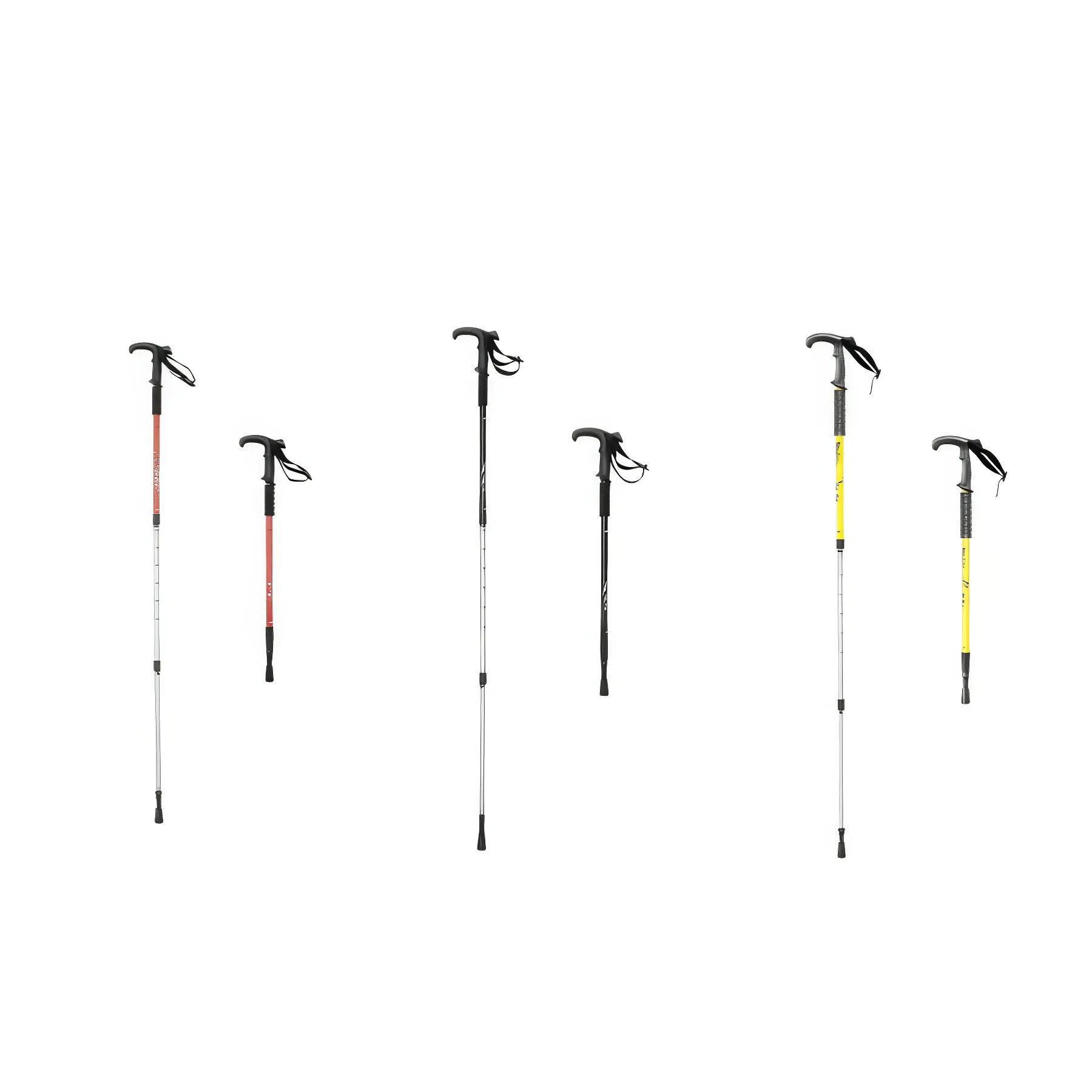 Outdoor Folding T Shape Handle Trekking Pole - Image 3