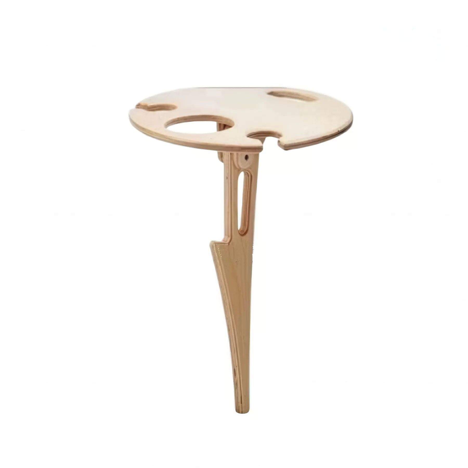 Wooden Camping Wine Holder Table - Image 3