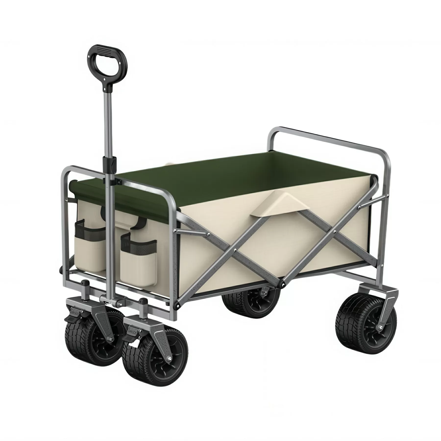 Folding Large Camping Picnic Handcart - Image 2
