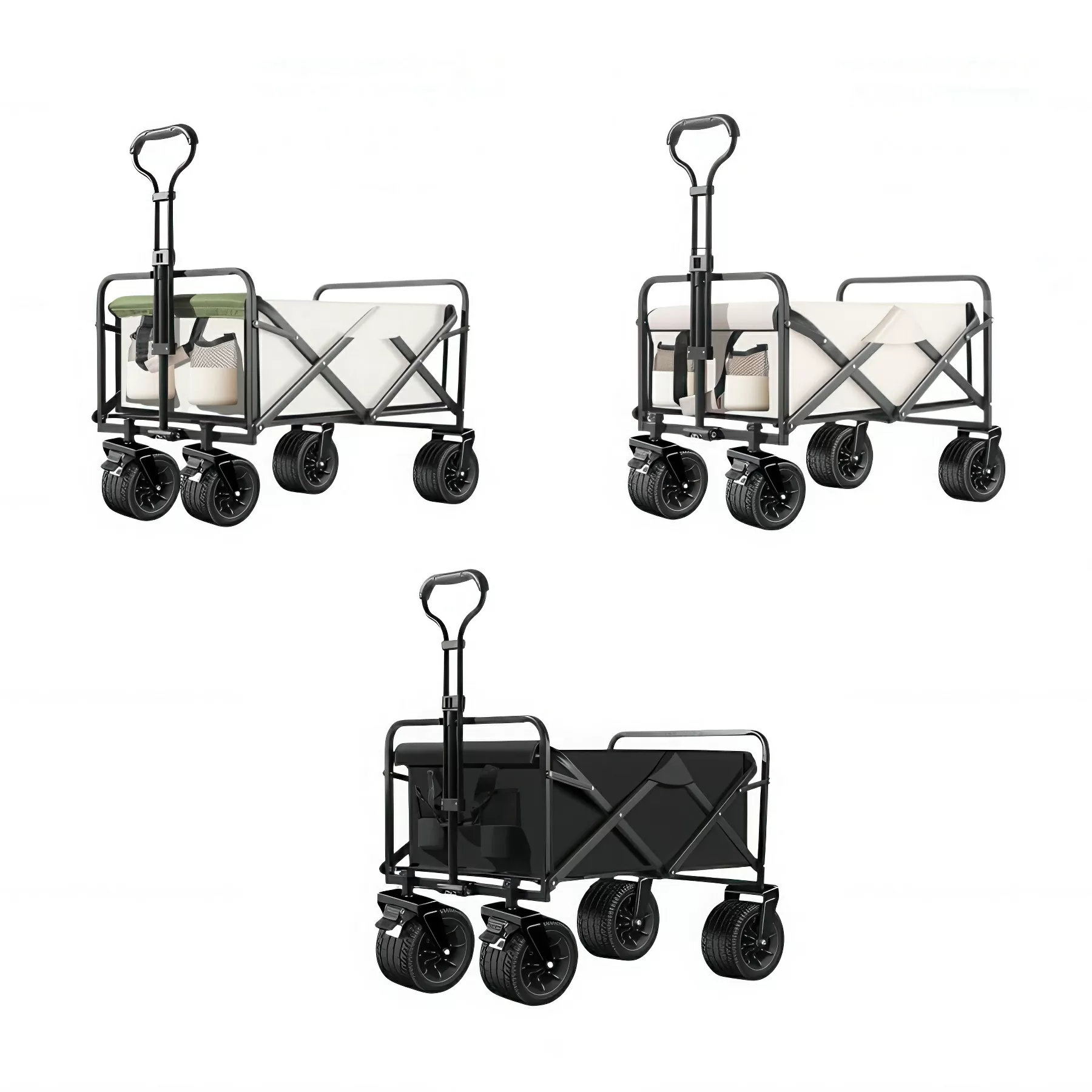 Folding Large Camping Picnic Handcart - Image 3
