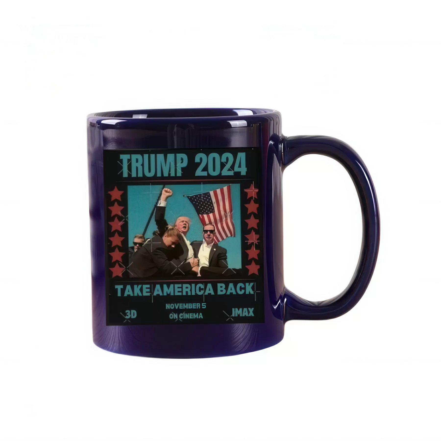 Trump Make America Back Ceramic Coffee Mug - Image 2