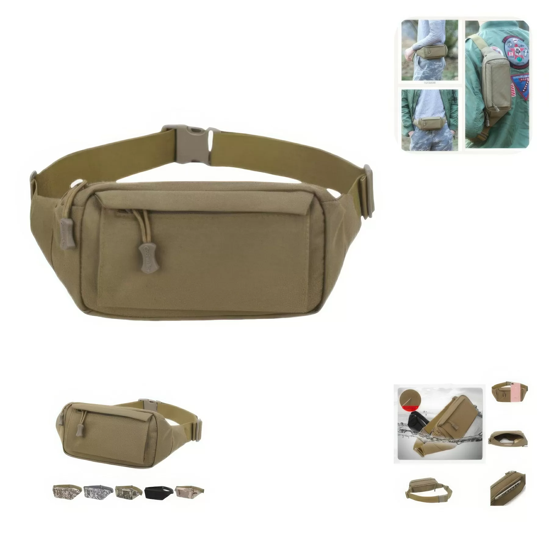 Versatile Outdoor Tactical Waist Bag