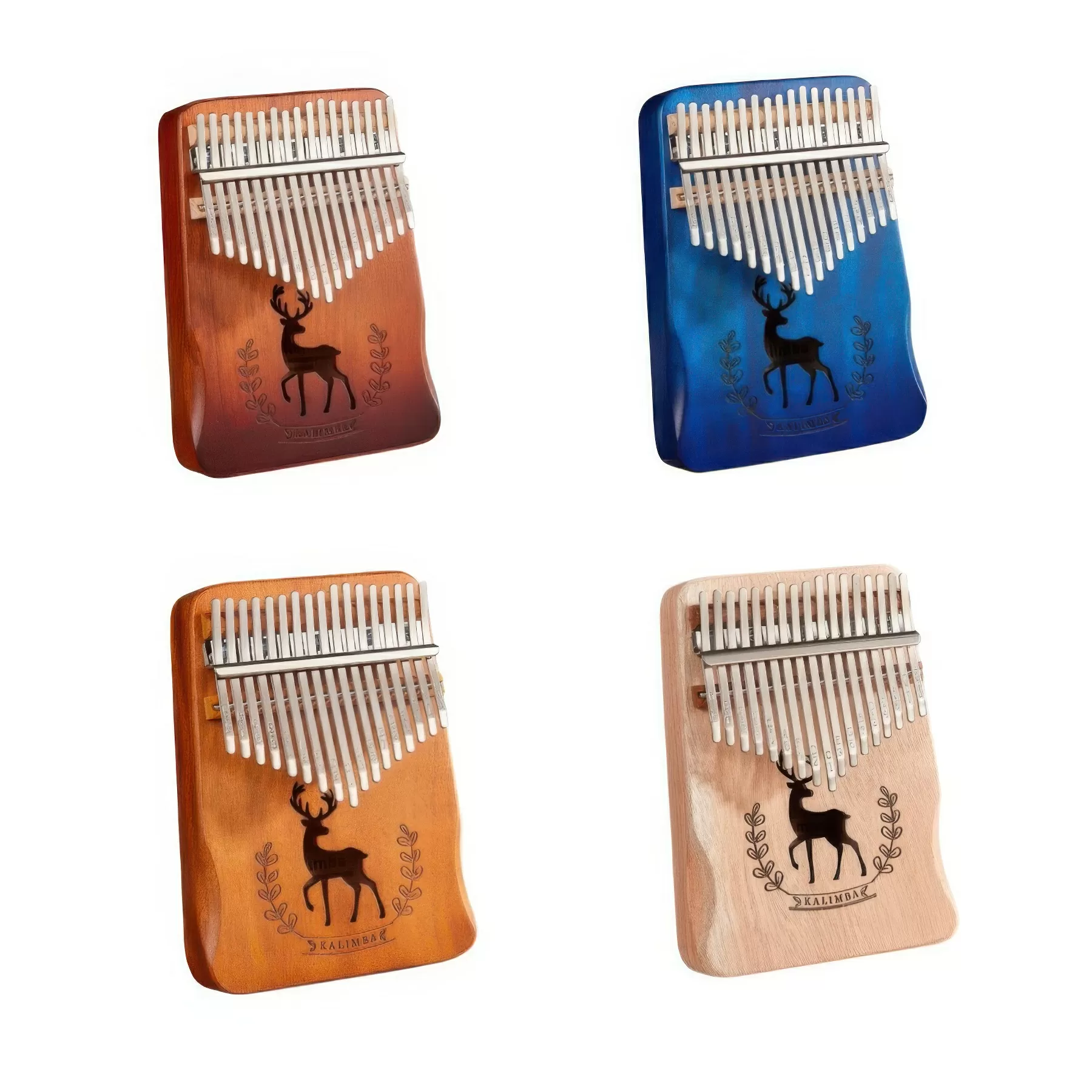 17 Key Single-Board Kalimba Thumb Piano - Image 3