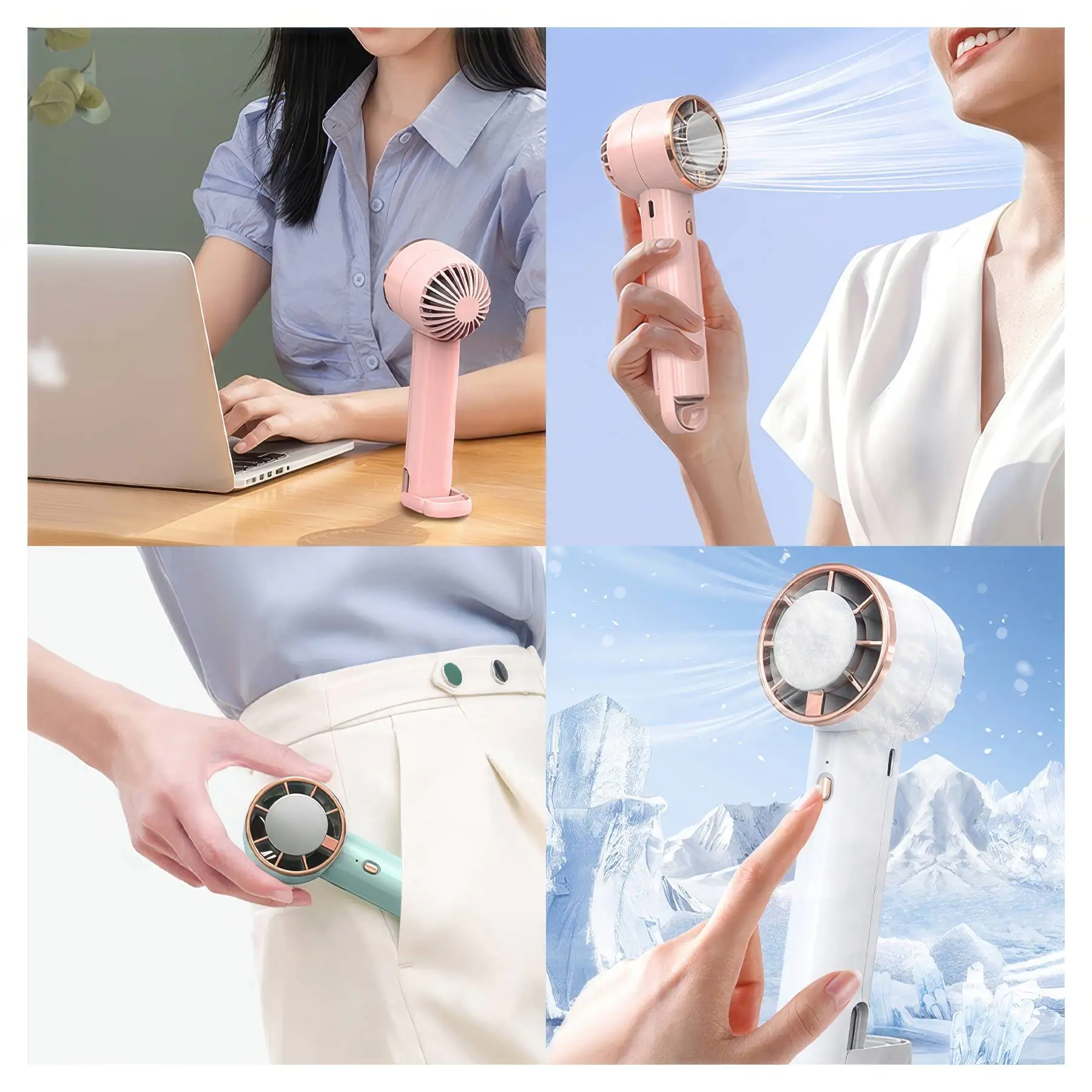 Carabiner Hand Held Fan - Image 3