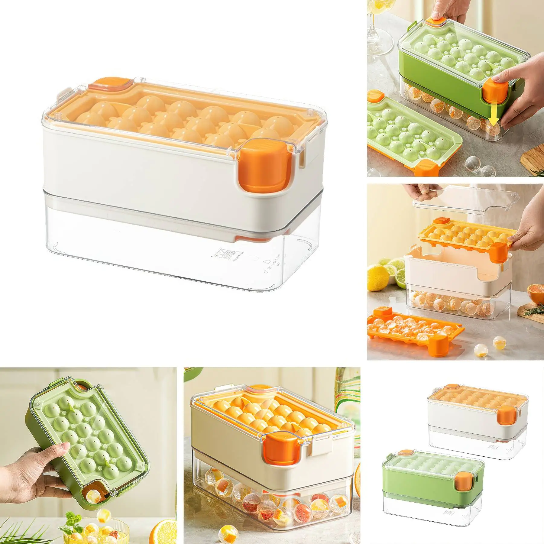 Summer Partitioned Ice Tray