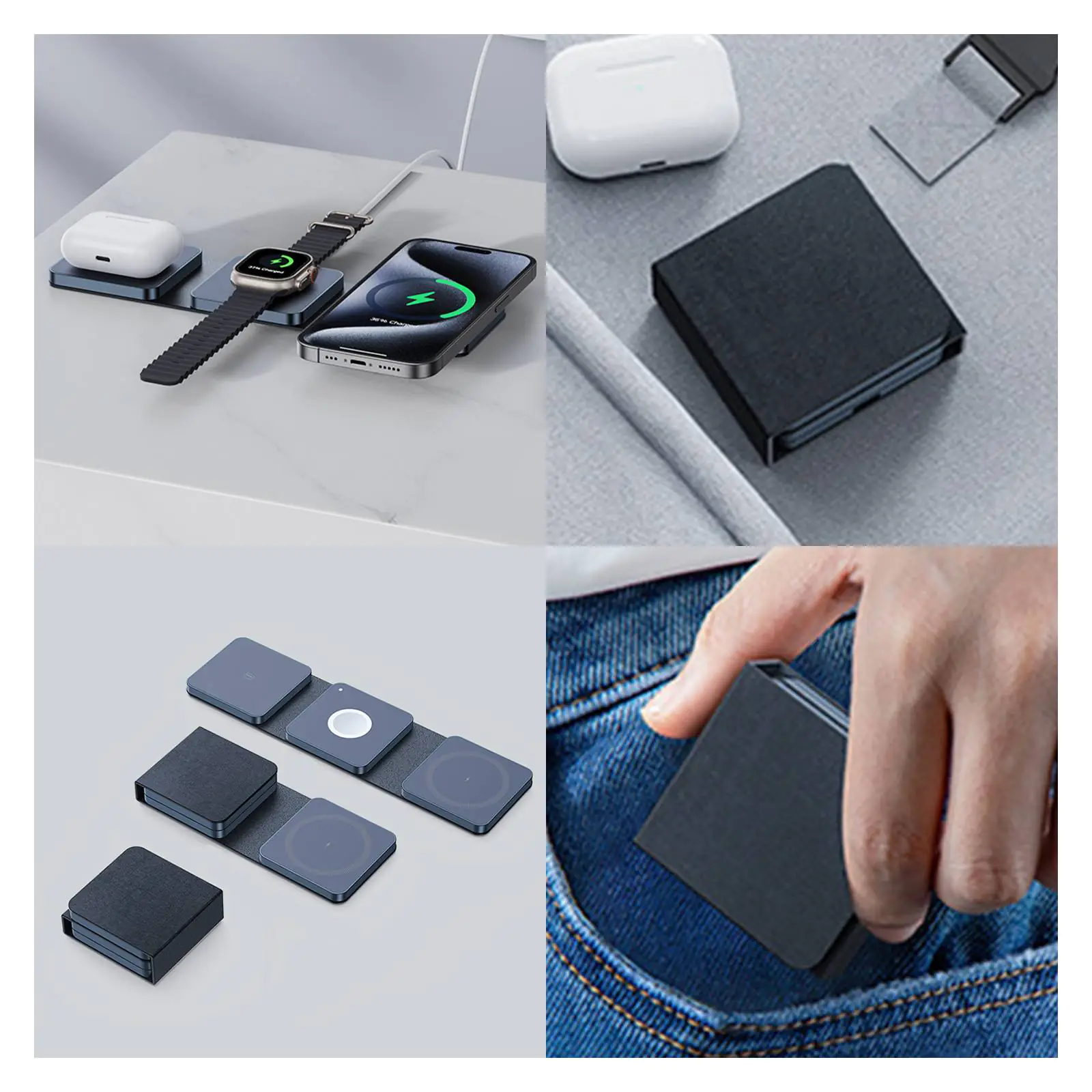 Magnetic 3-in-1 wireless charger - Image 3