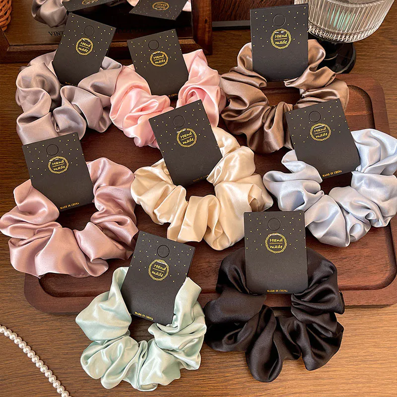 DYZFF 270  Satin Puffy Scrunchie - Image 4